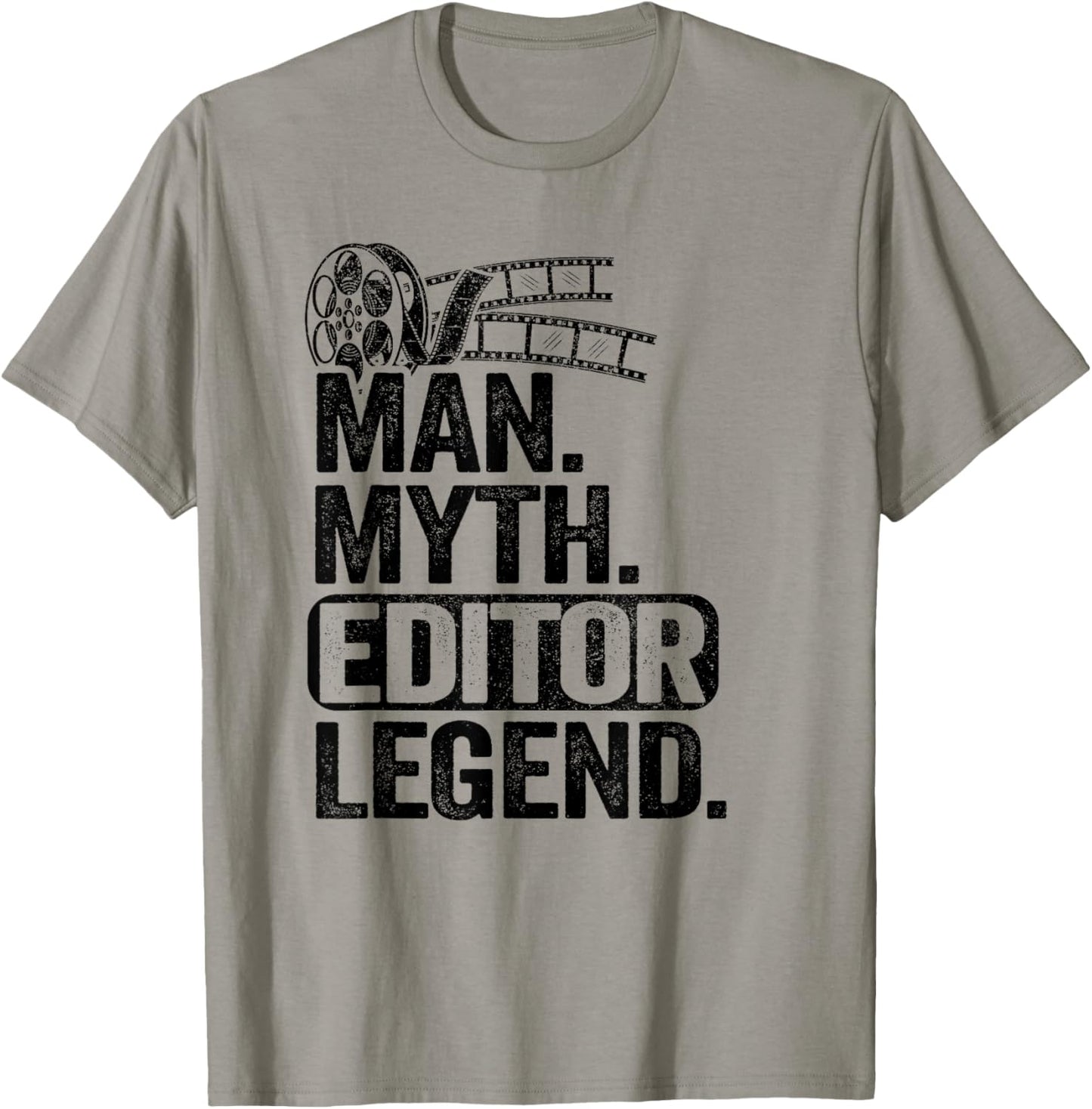 Man Myth Editor Legend Movie Producer Dad Editing Filmmaker Apparel | High Search Volume | Comfort Daily Wear