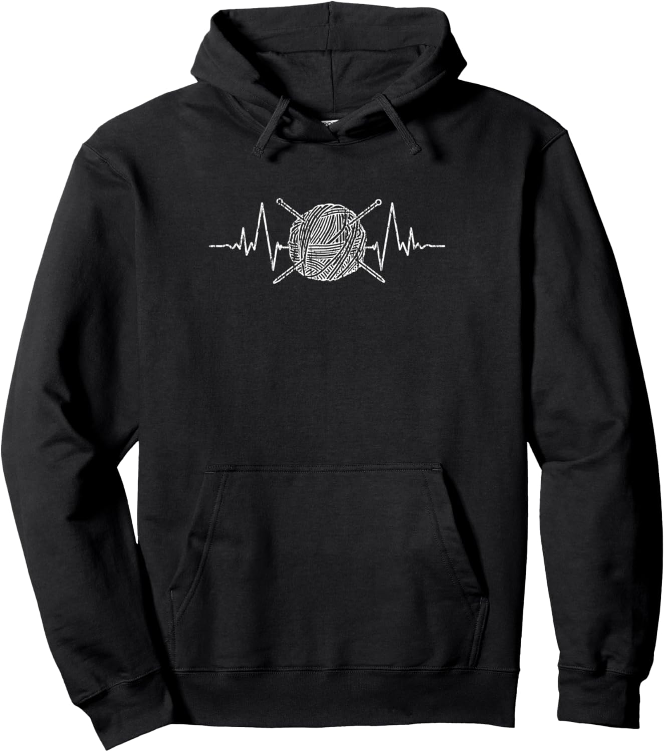 Yarn T-Shirt Crochet Tshirt Applique Tee Heartbeat Gift Pullover Hoodie Hoodie | Premium Quality | High CTR Title
