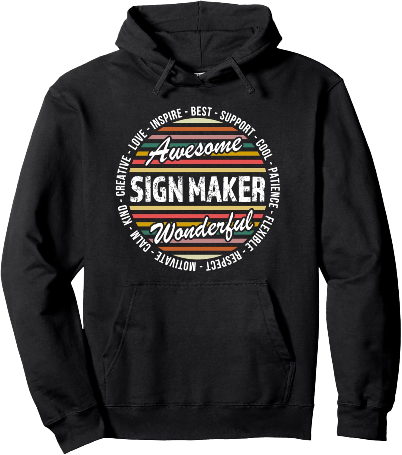 Sign Maker Tshirt Funny Appreciation Inspire Pullover Hoodie Hoodie | Premium Quality | Comfort Daily Wear