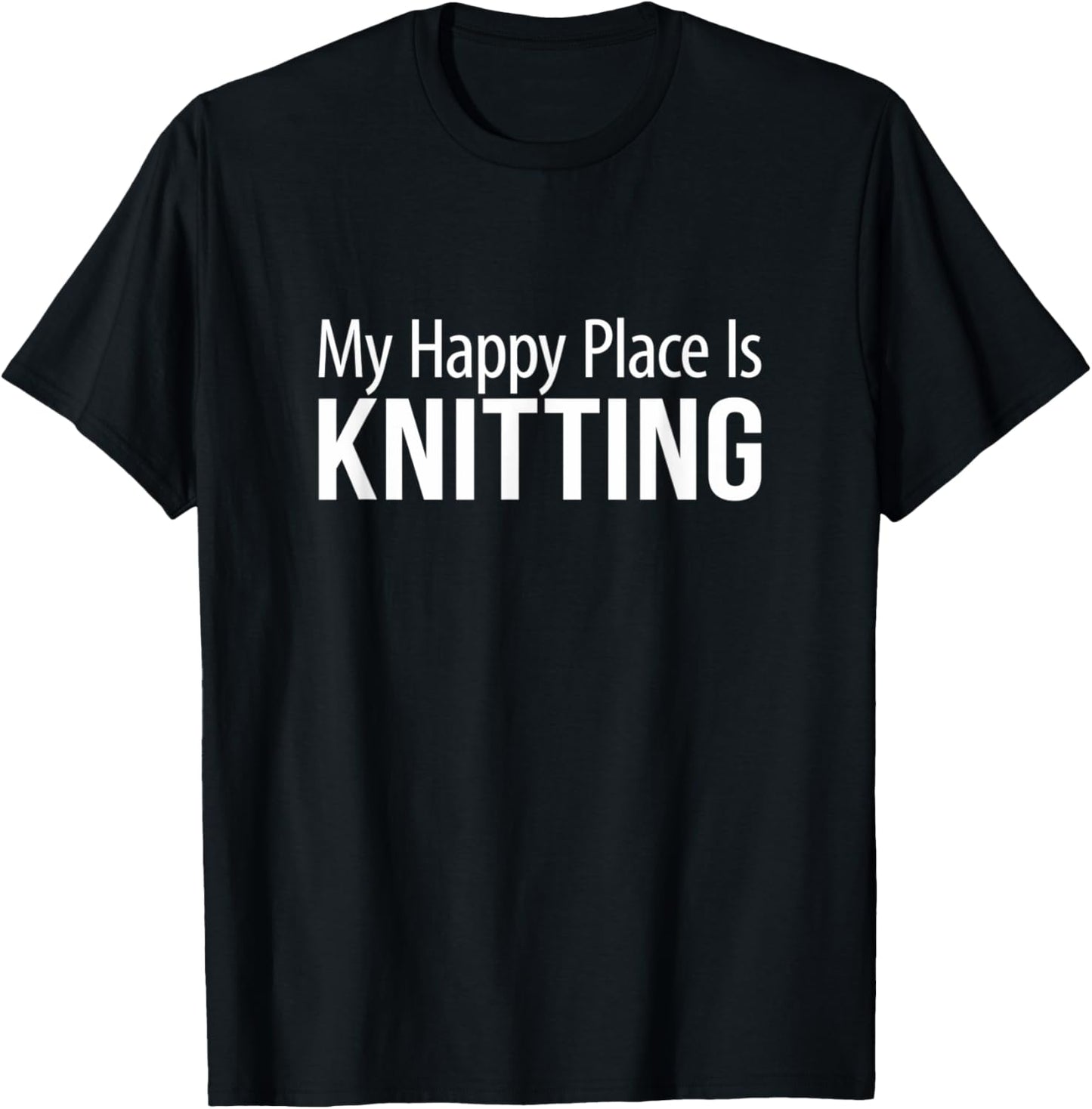 My Happy Place Is Knitting - Apparel | Trending 2025 | High CTR Boost