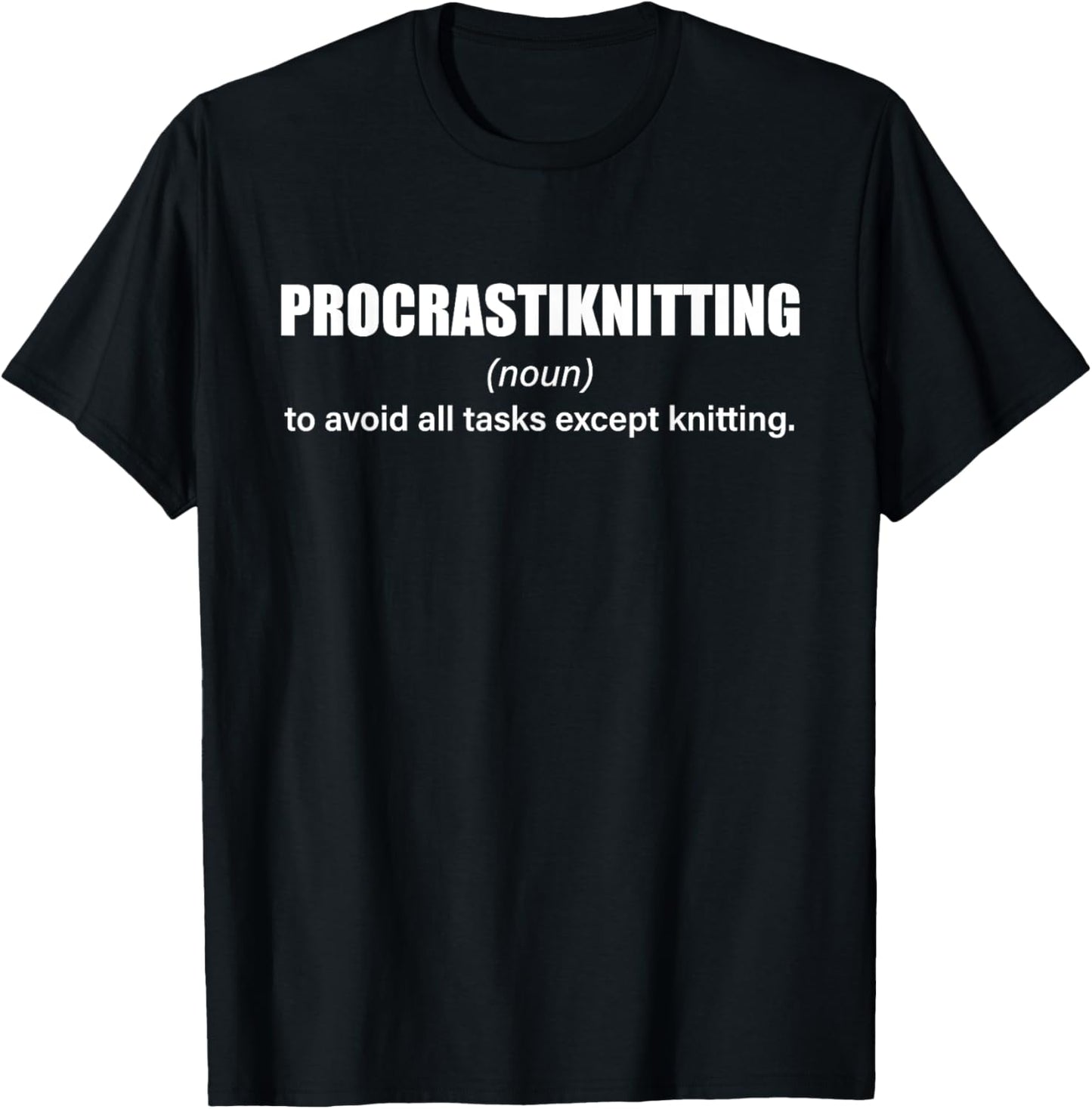 Procrastiknitting Definition Funny Yarn Knitter Knitting Yarn Supply | Top Rated | Best Seller Choice