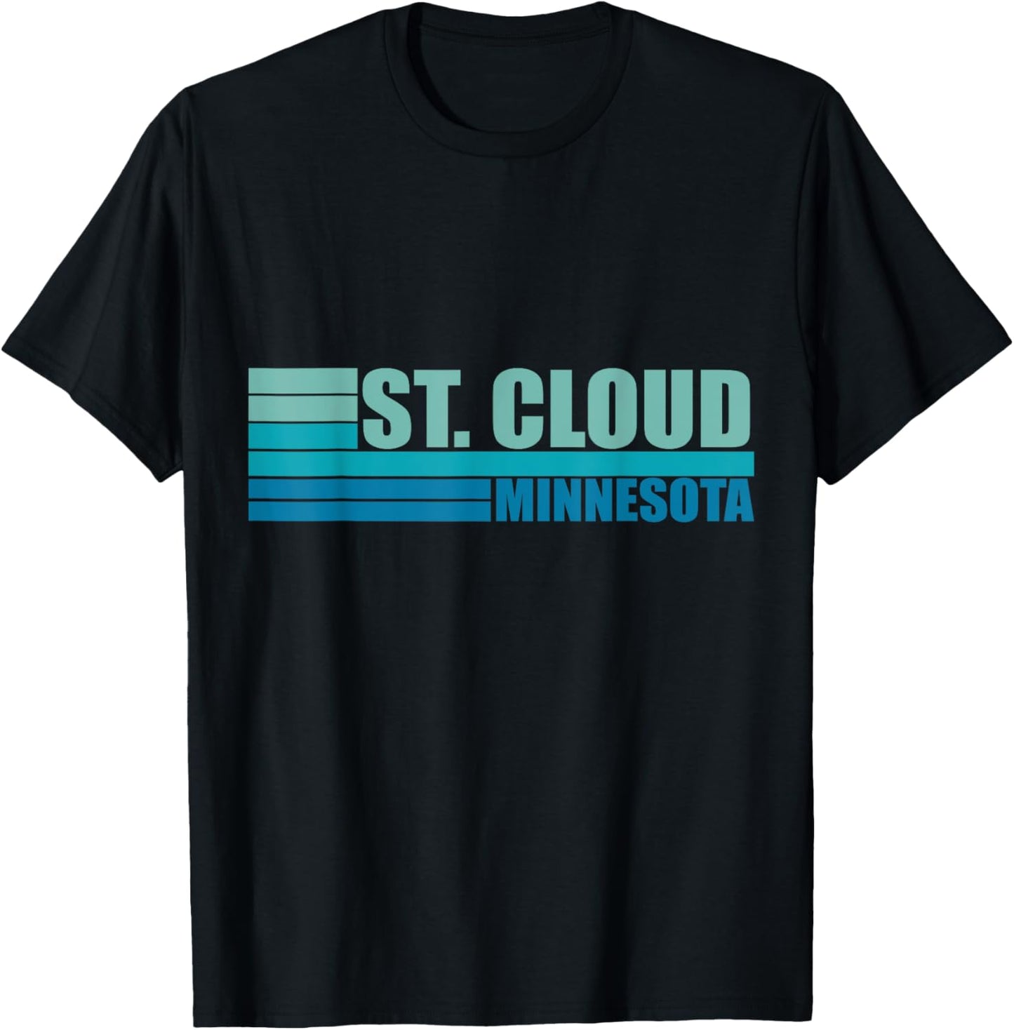 Blue Vintage St Cloud City Fun Real Place in Minnesota MN Apparel | Bestseller Style | Perfect Gift Choice