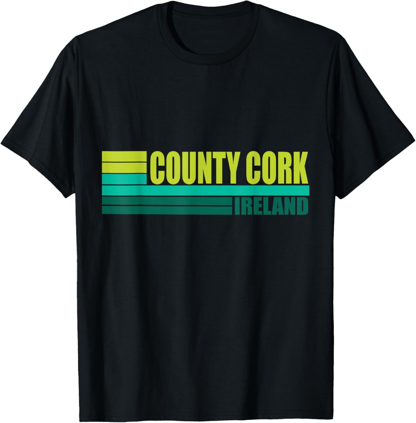 Green Retro County Cork Tourist Places City In Ireland UK Apparel | Top Conversion Title | Top Rated Comfort