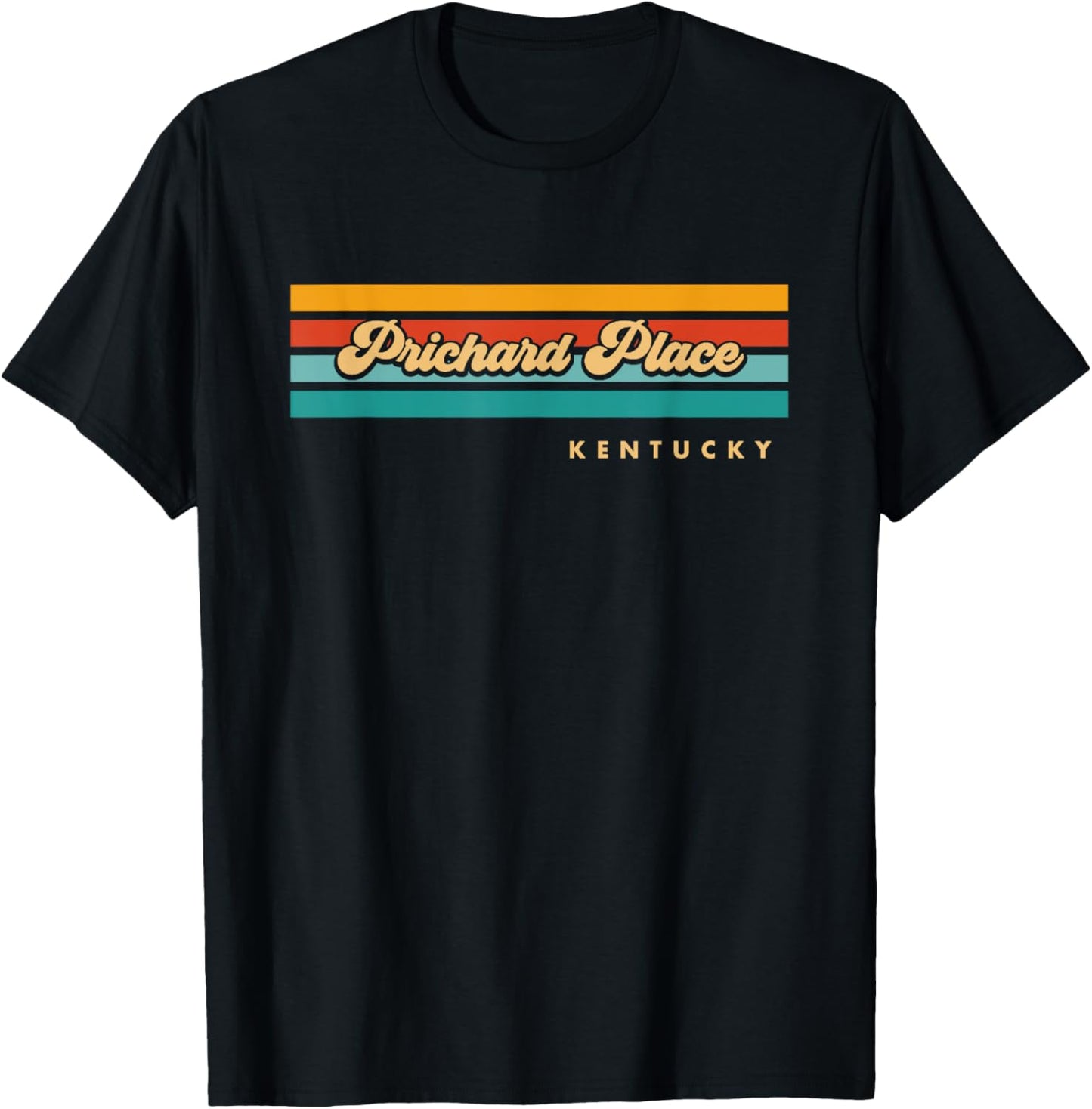 Vintage Sunset Stripes Prichard Place, Kentucky Apparel | Top Conversion Title | Top Rated Comfort