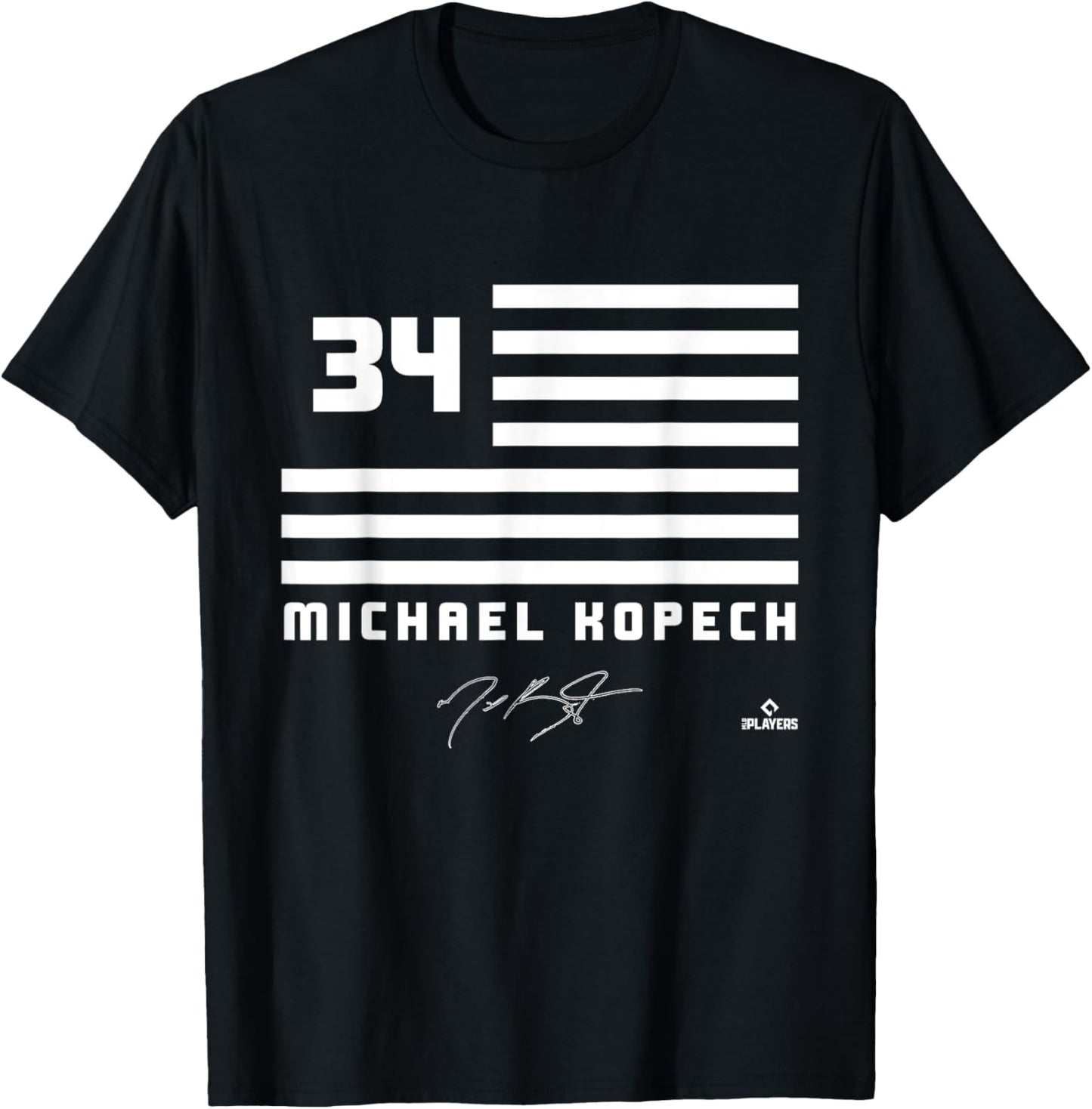 Michael Kopech Flag Name Apparel | Everyday Casual Wear