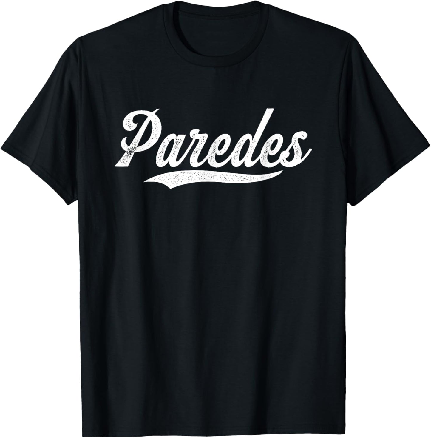 Distressed Script Michael Paredes Prospect Baseball Fan Gear Apparel | Everyday Casual Wear