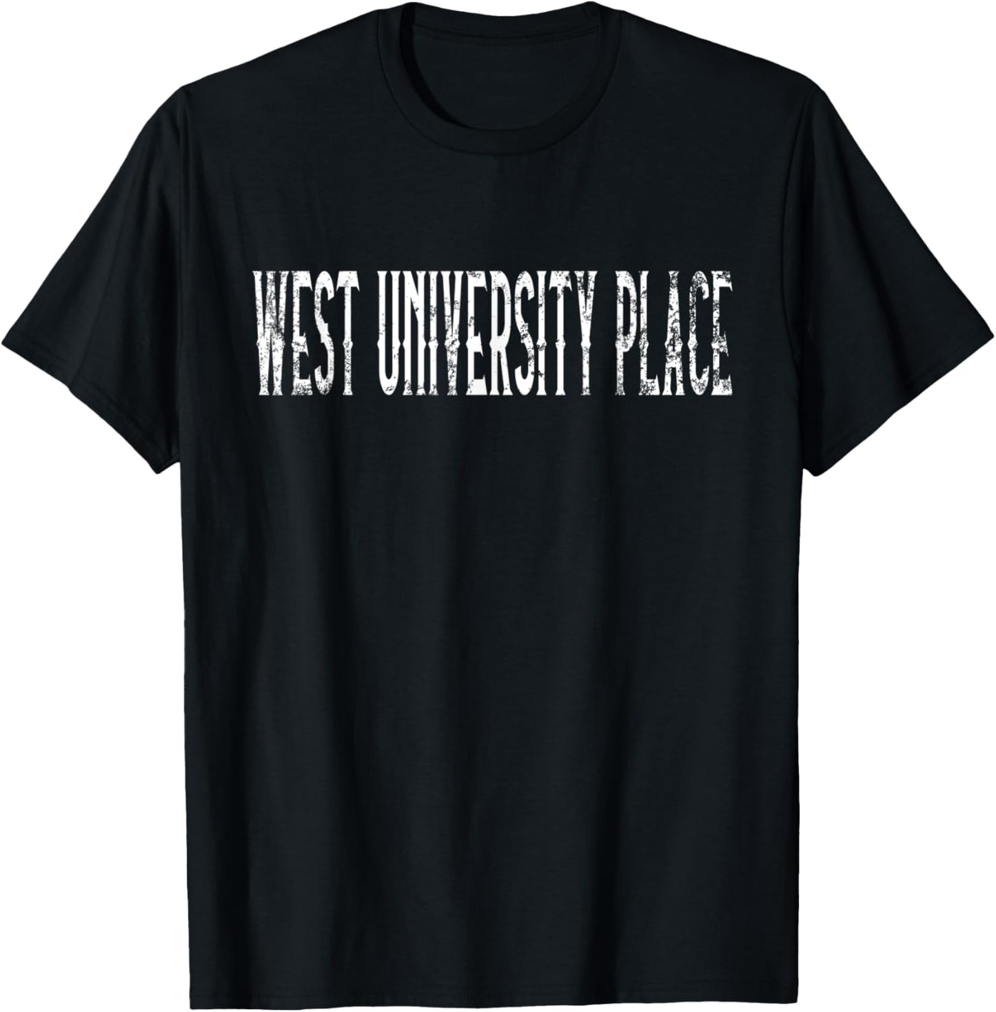 West University Place Vintage White Script Apparel Apparel | Top Conversion Title | High CTR Boost