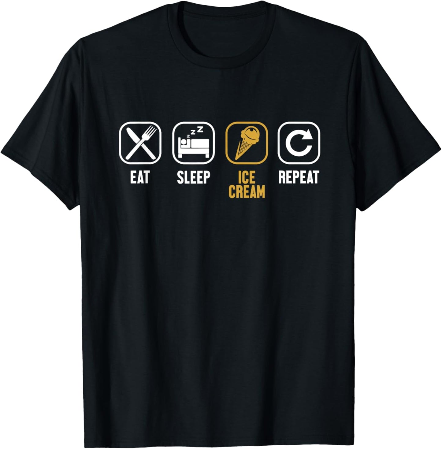 Eat Sleep Ice Cream Repeat Maker Gelato Lover Ice Cream Apparel | Premium Quality | Must-Have Style