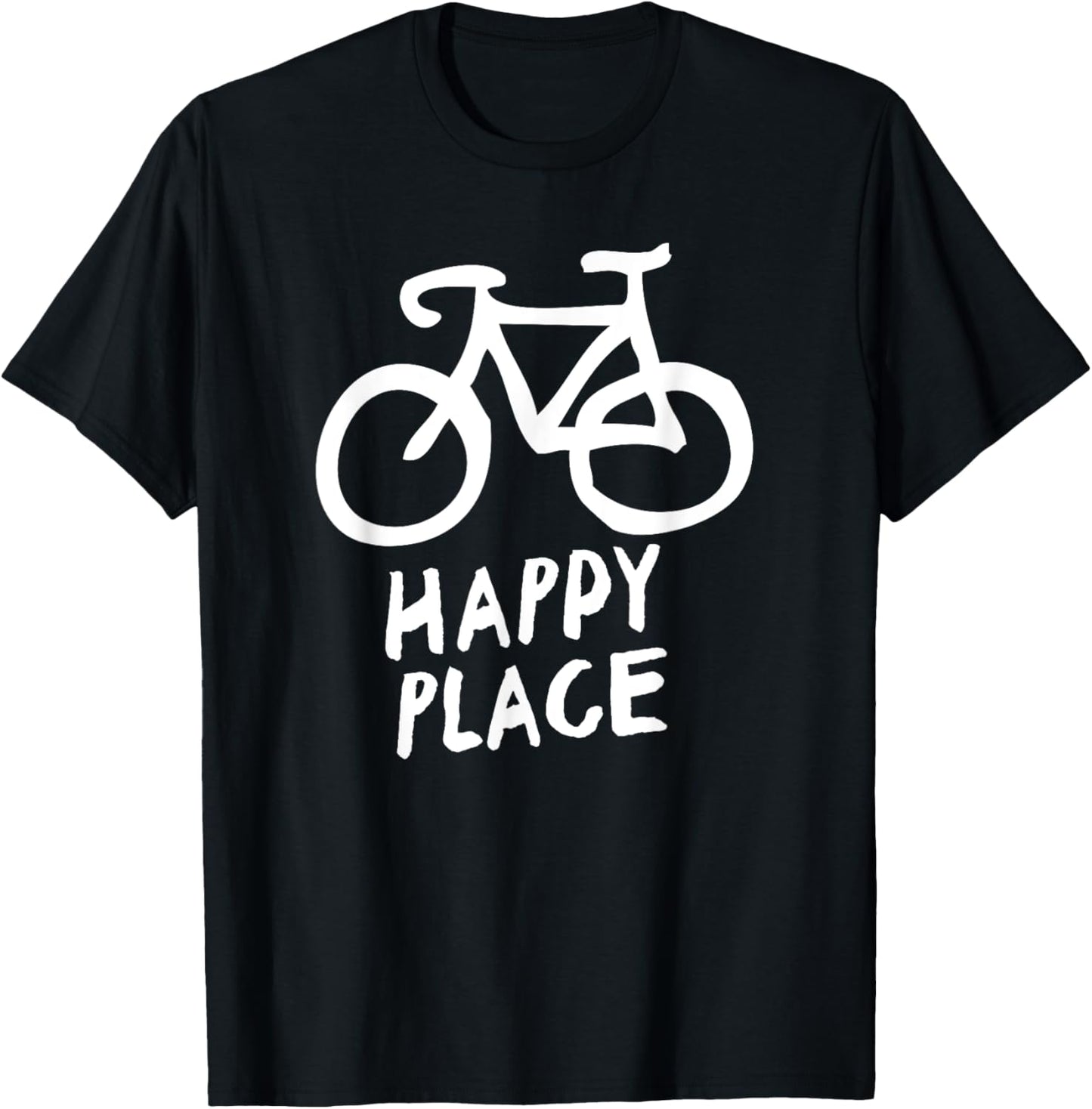 Biking Is My Happy Place - Cycling Fiend - T-shirt T-Shirt | High Search Volume | Top Rated Comfort