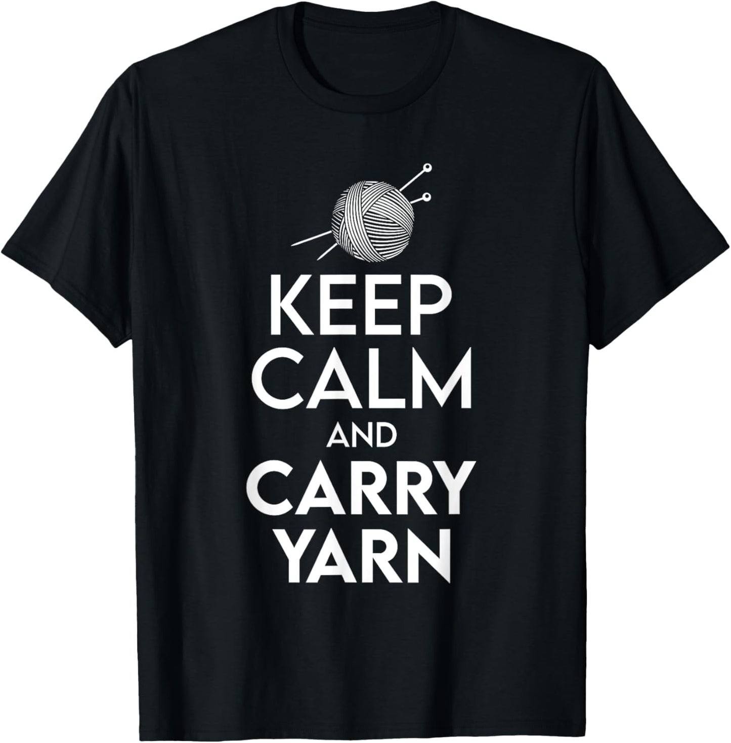 Crochet Keep Calm And Carry Yarn Crocheting Yarn Supply | Premium Quality | Perfect for Crafters