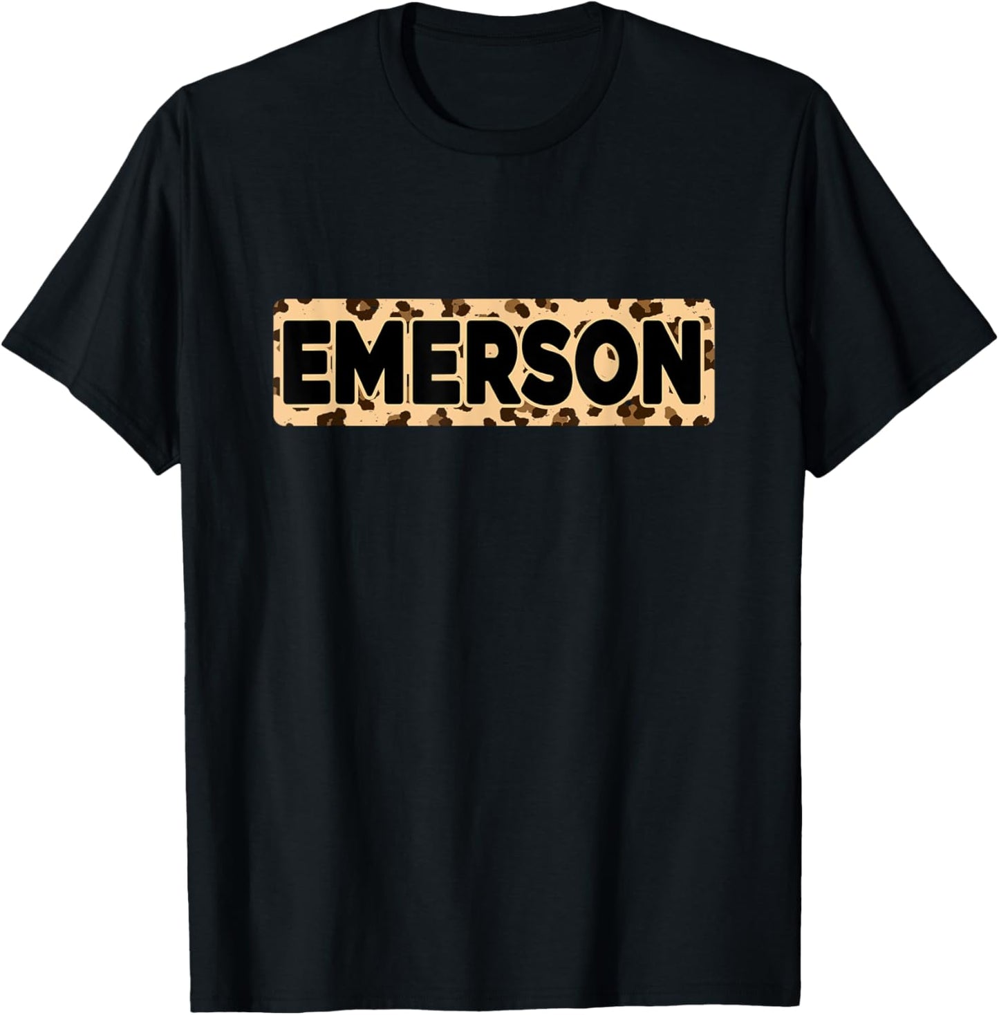 Funny Emerson Leopard Print Personalized Name Emerson Apparel Viral TikTok Find US Top Pick