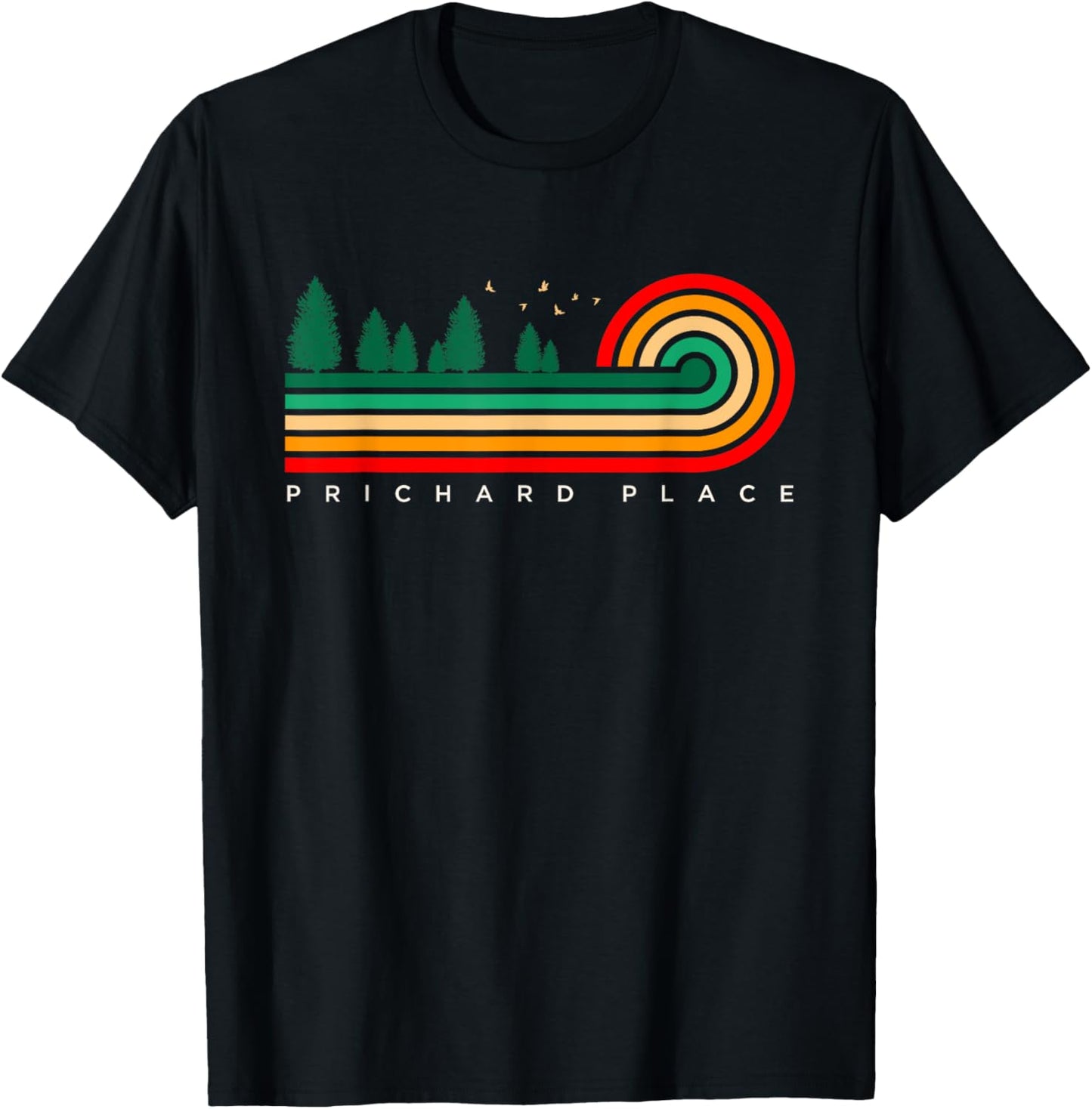 Evergreen Vintage Stripes Prichard Place, Kentucky Apparel | High Search Volume | High CTR Boost