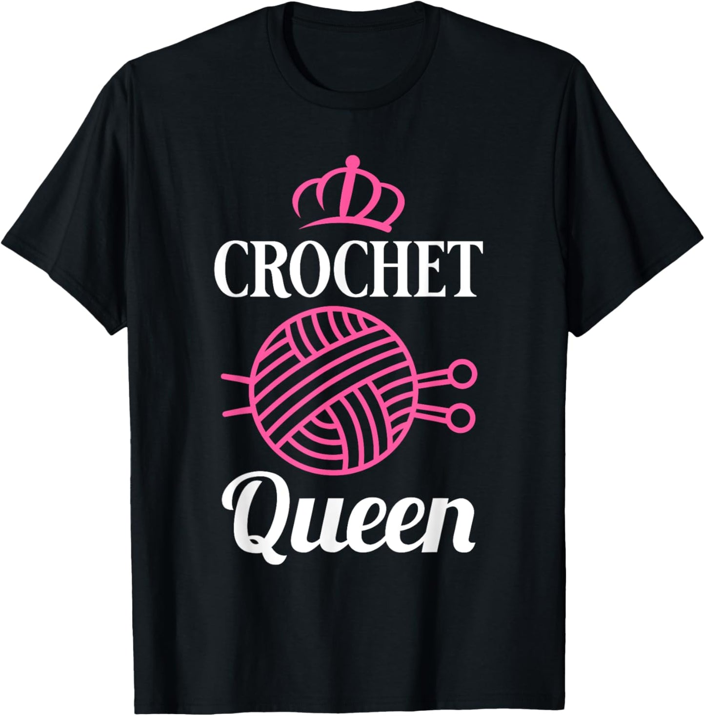 Crochet Queen Crocheting Yarn Sewing for Crocheter Crafter Yarn Supply | High Search Volume | Perfect for Crafters