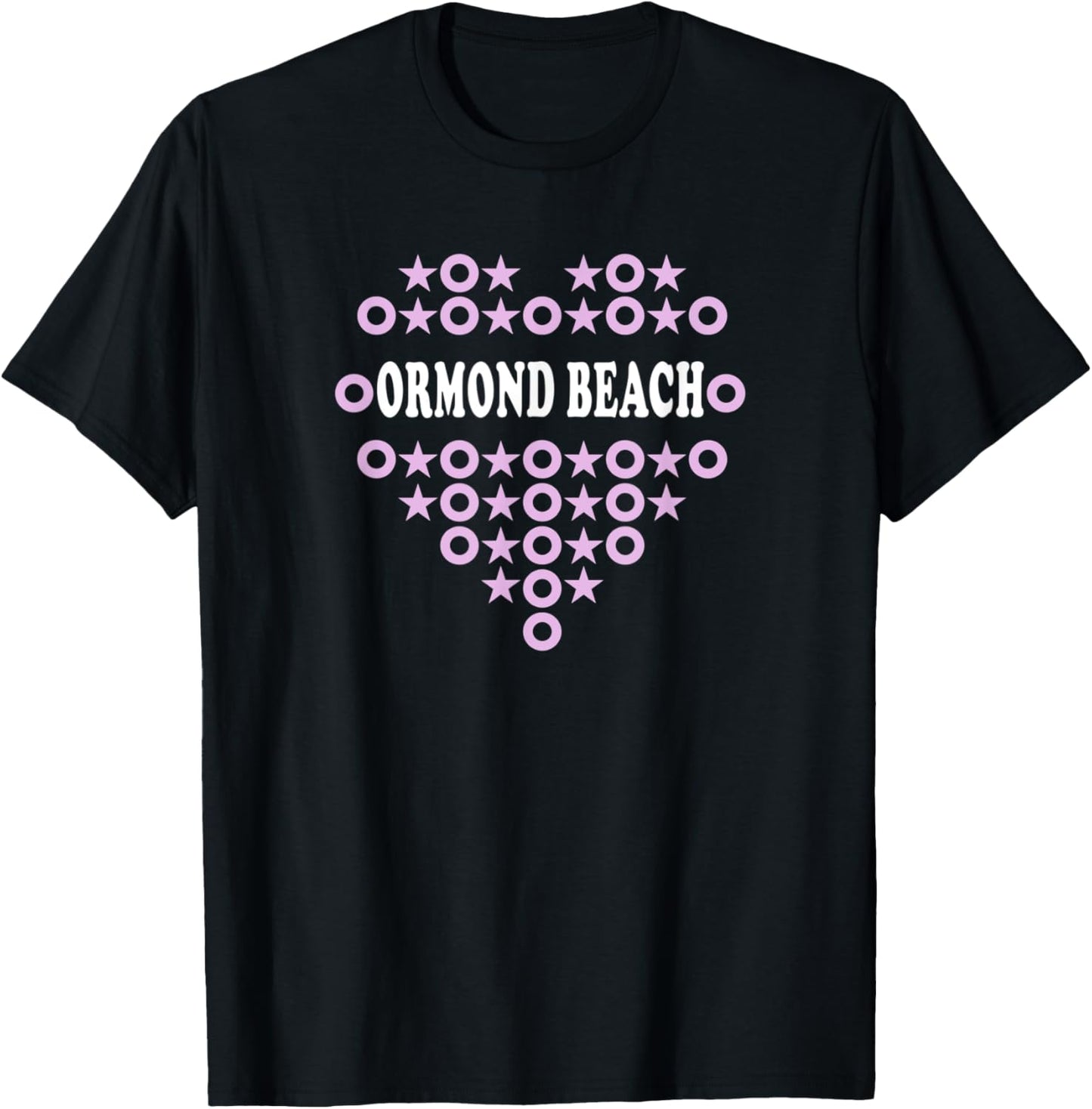 Ormond Beach Pink Heart A Great Place Apparel | US Viral Pick | Top Rated Comfort
