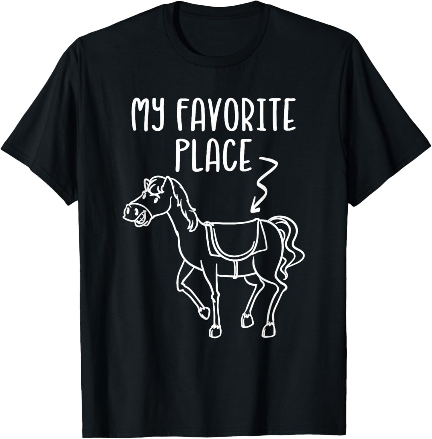 Horse Riding Equestrian Western Horseback, My Favorite Place Apparel | Google Shopping Optimized | High CTR Boost
