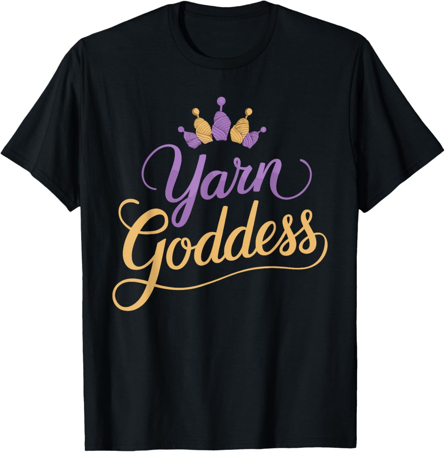 Yarn Goddess Crochet T-Shirt for Yarn Lovers T-Shirt | Viral US Pick | Best Seller Choice