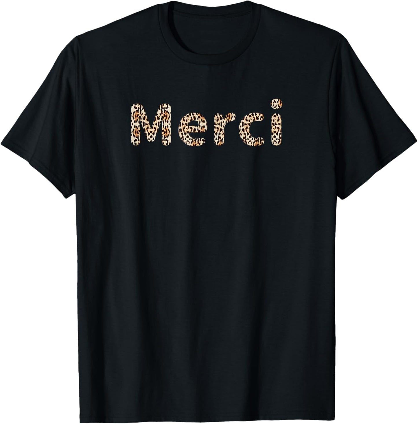 Merci Thank You In French Cheetah Leopard Print Apparel Viral TikTok Find Hot Right Now