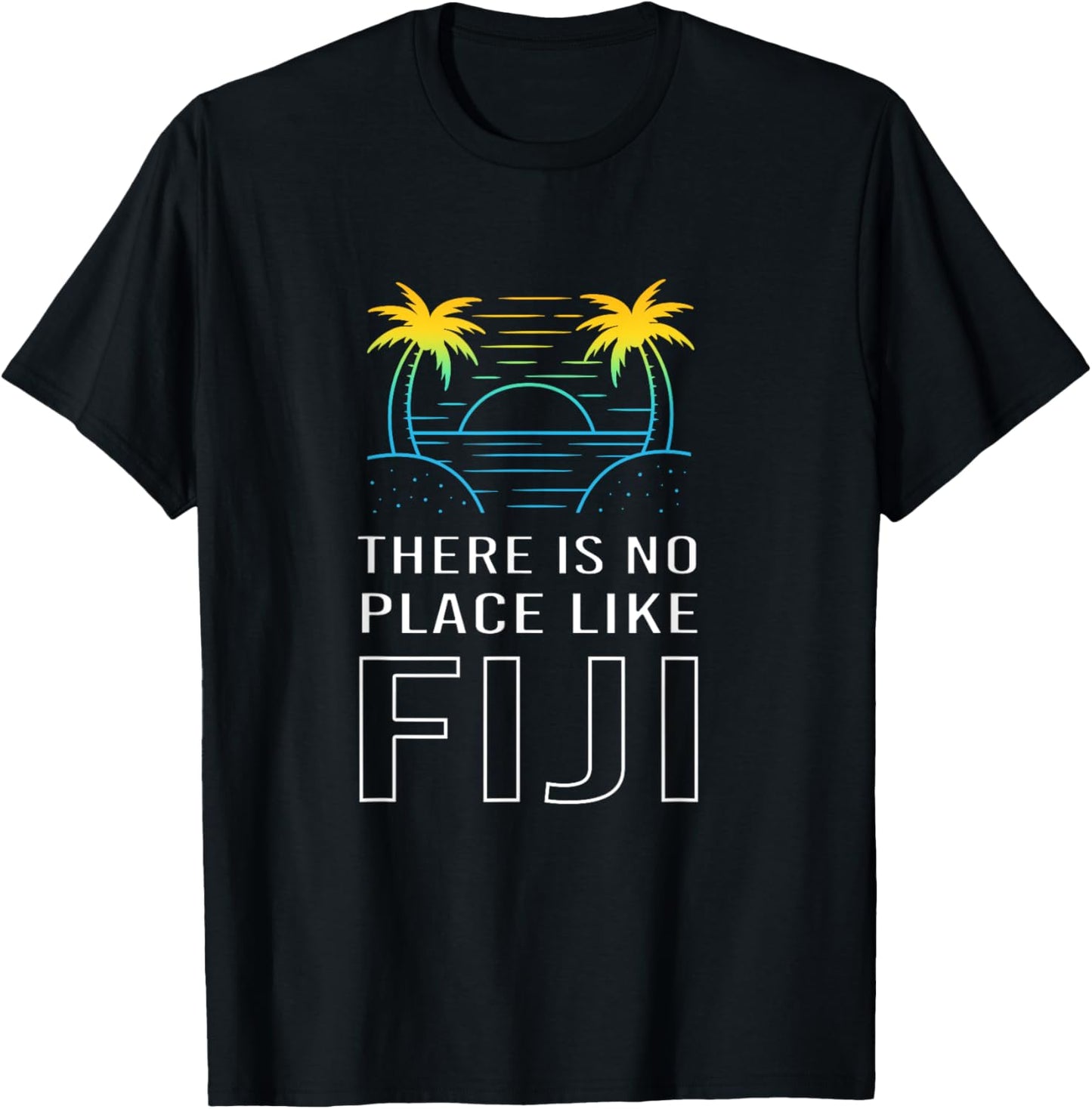 Retro Beach Vibe Fiji Island There Is No Place Like Fiji Apparel | Top Conversion Title | Top Rated Comfort