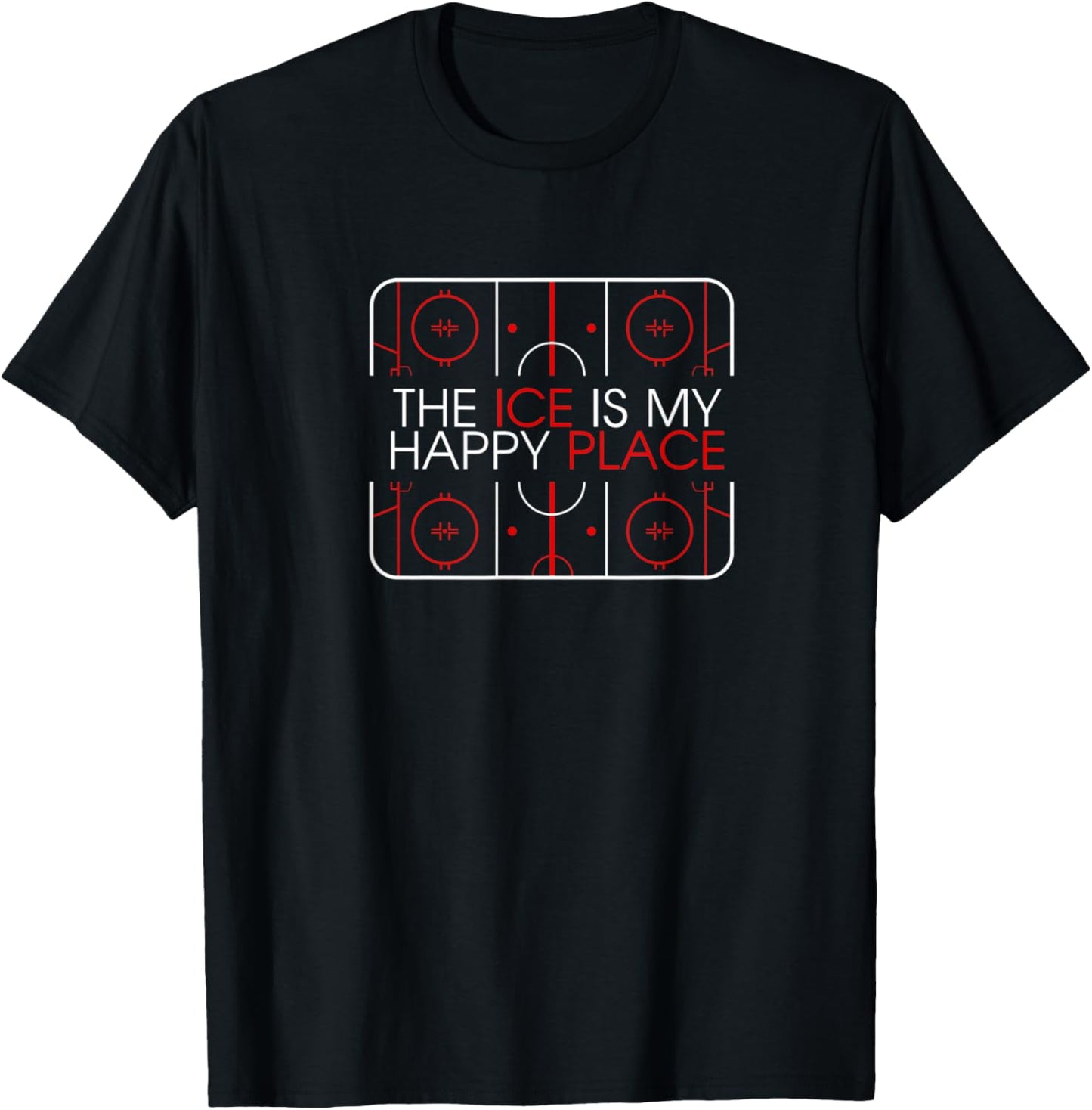 The Ice Is My Happy Place Hockey Apparel | Trending 2025 | Top Rated Comfort