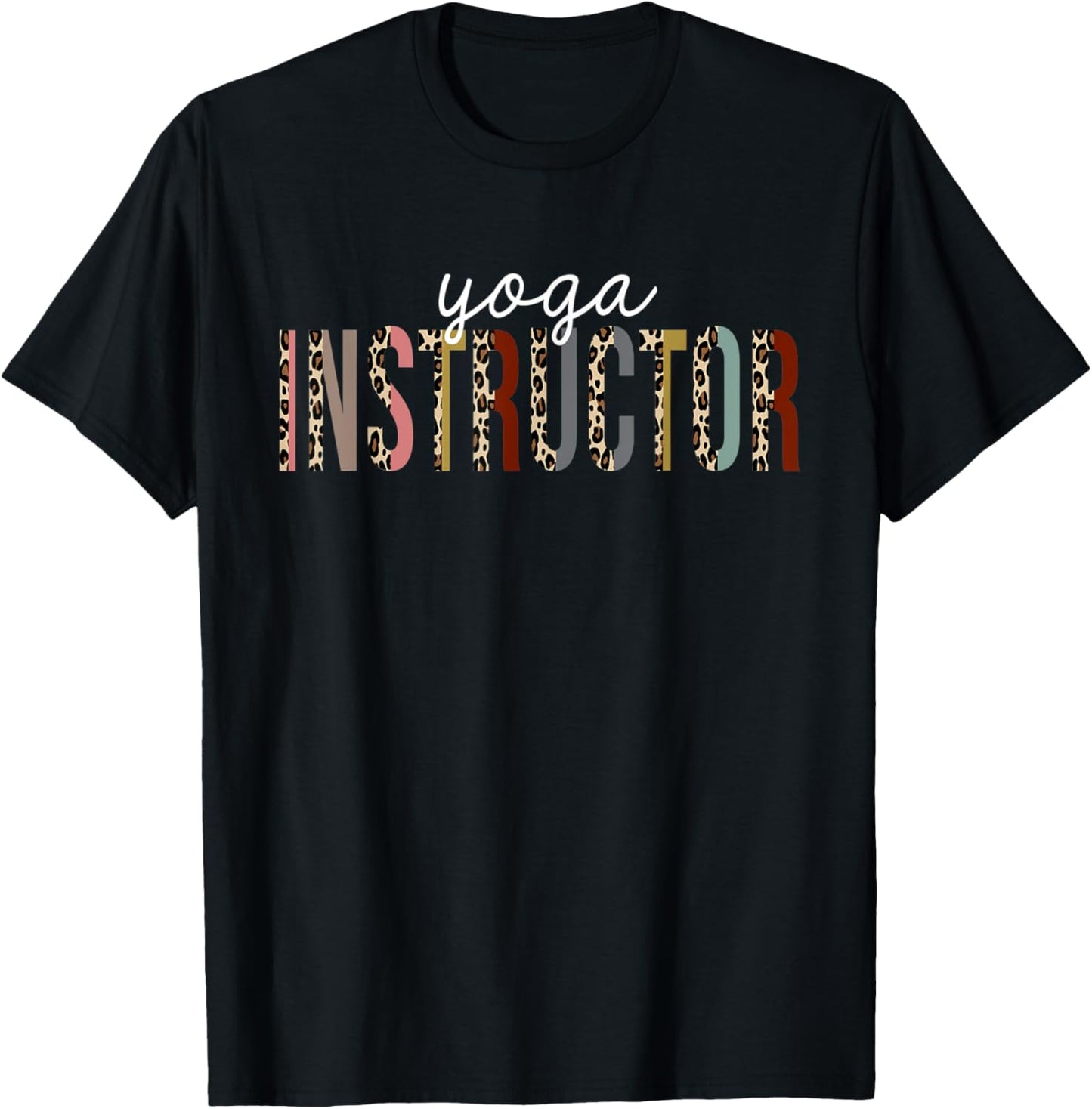 Yoga Instructor Leopard Print Funny Appreciation Apparel Streetwear Style Hot Right Now