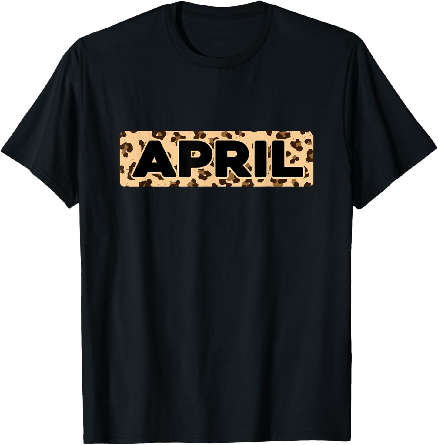 Funny April Leopard Print Personalized Name April Apparel High Search Demand US Top Pick