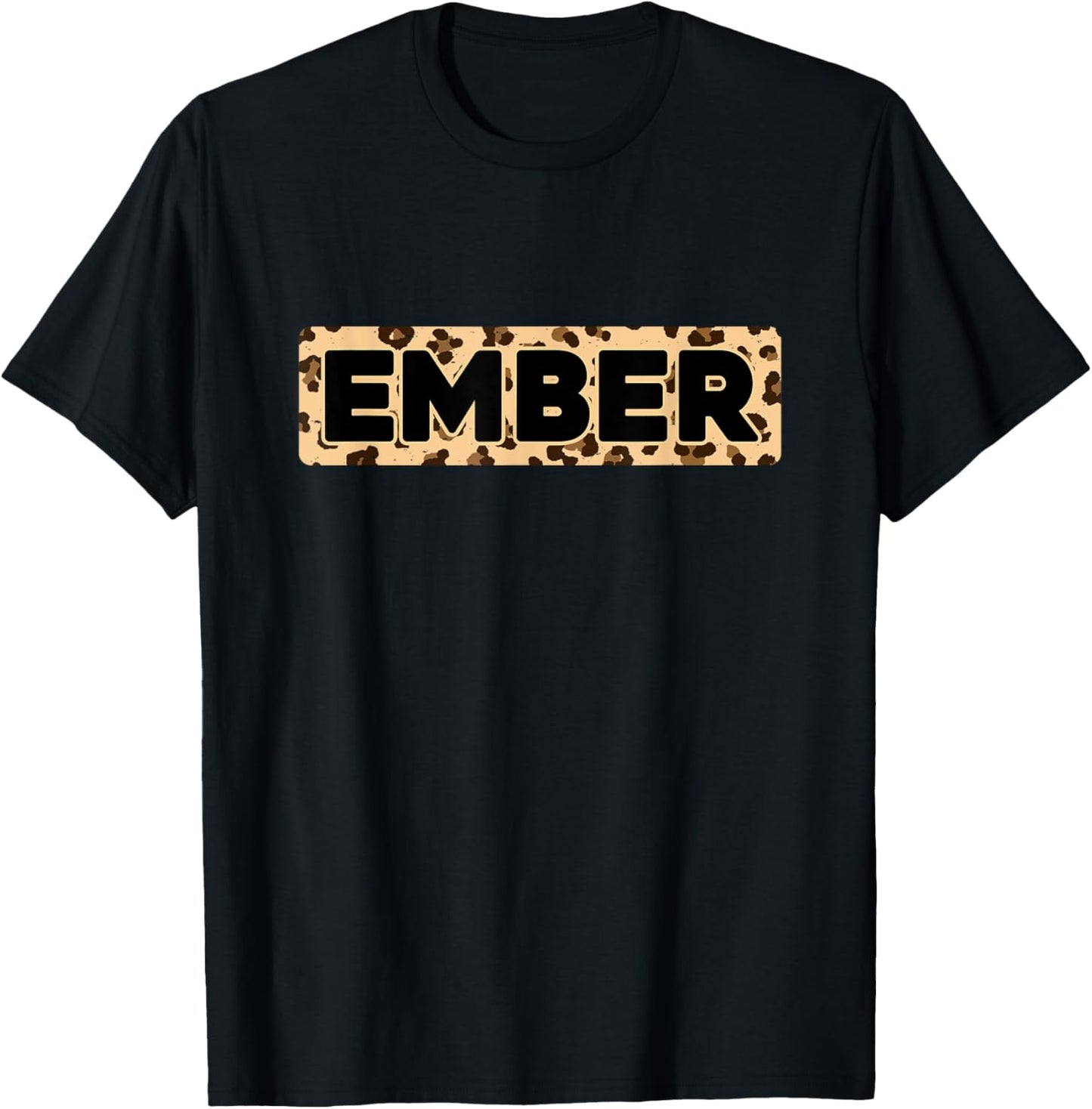 Funny Ember Leopard Print Personalized Name Ember Apparel High Search Demand US Top Pick