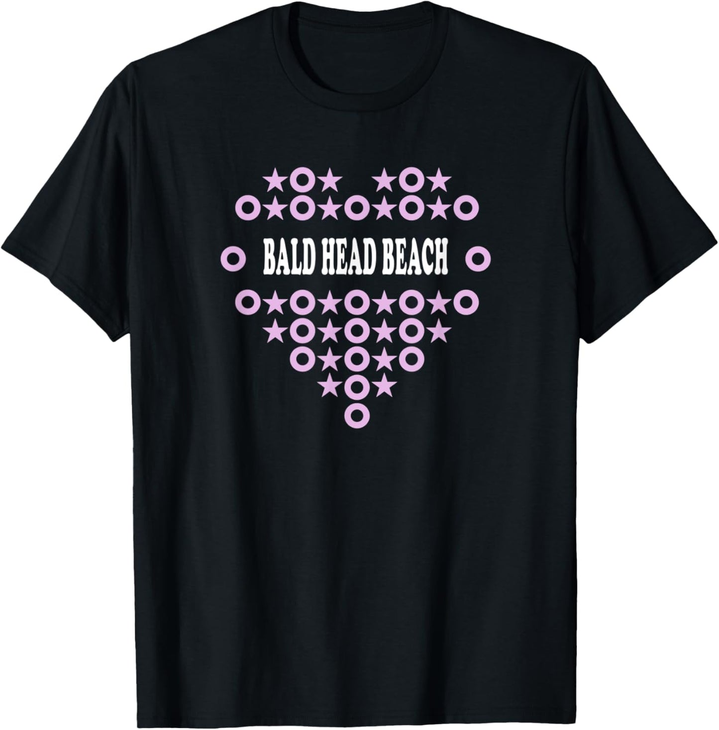 Bald Head Beach Pink Heart A Great Place Apparel | Top Conversion Title | Daily Wear Essential