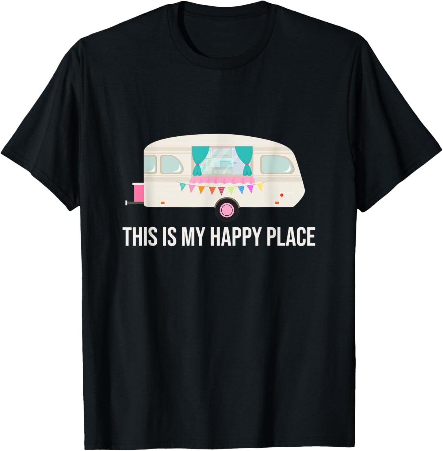 RV vacation T-Shirt This is my happy place, funny camping T-Shirt | Premium Quality | Top Rated Comfort