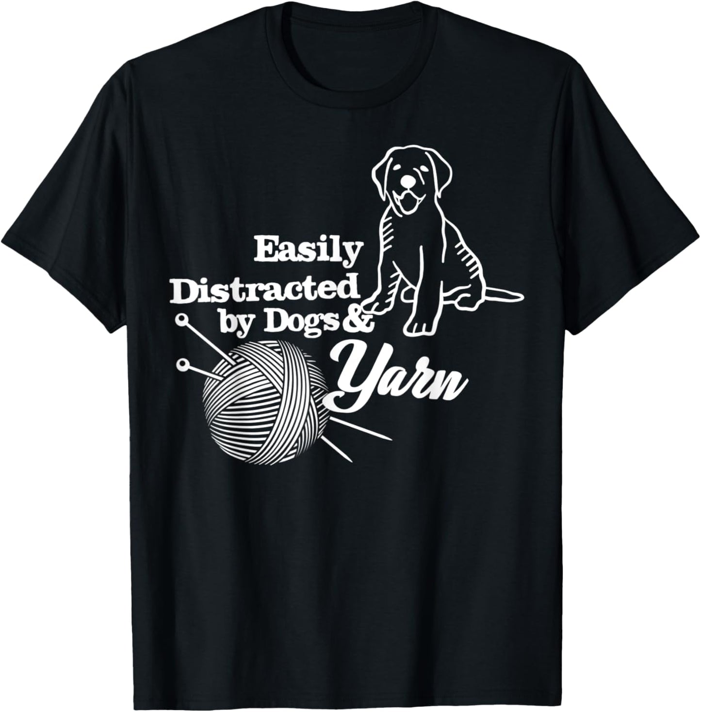 Women Easily Distracted by Dogs and Yarn - Schnauzer Yarn Supply | Top Rated | High CTR Title