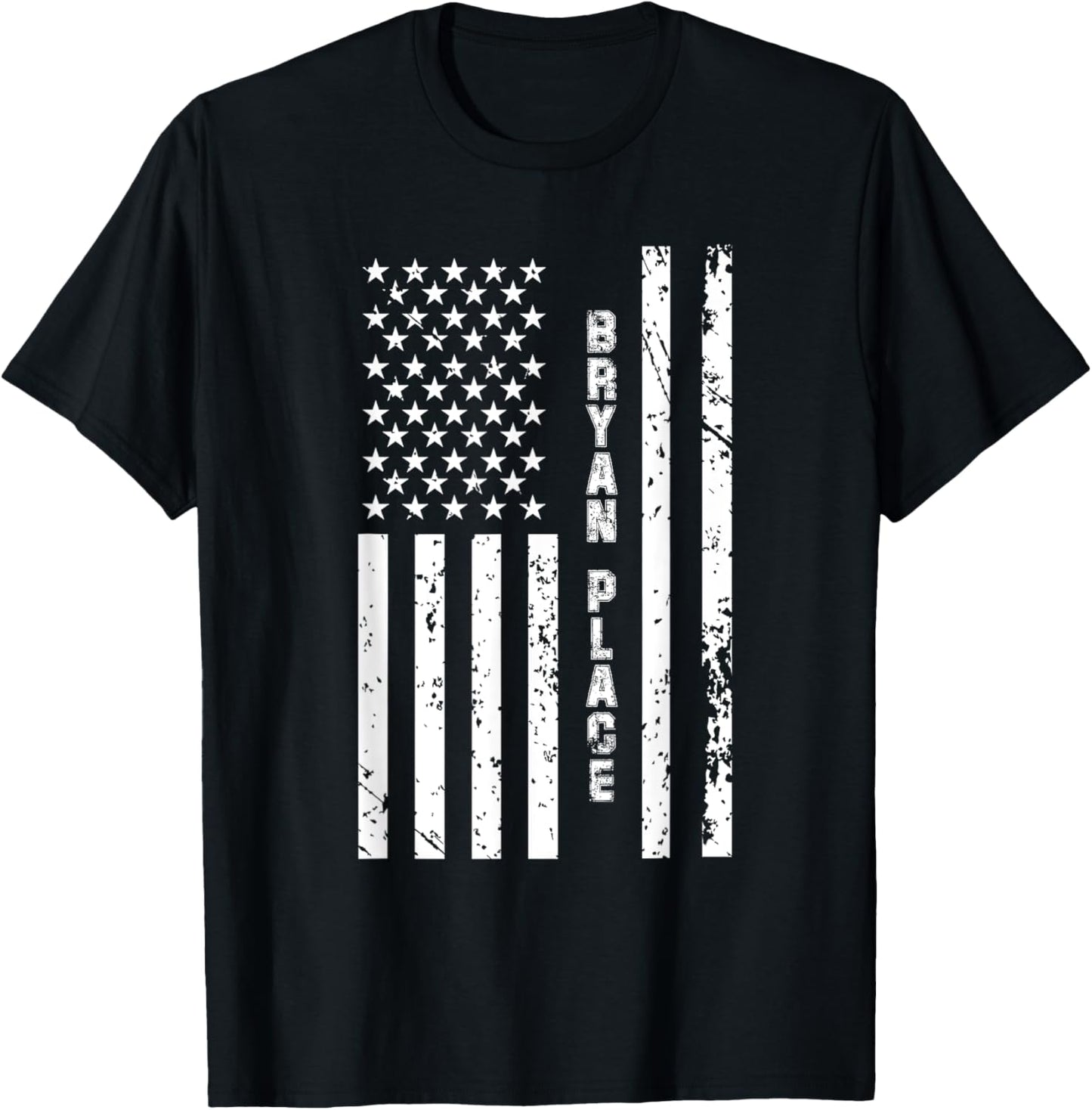Bryan Place United States Distressed US Flag Apparel | High Search Volume | High CTR Boost