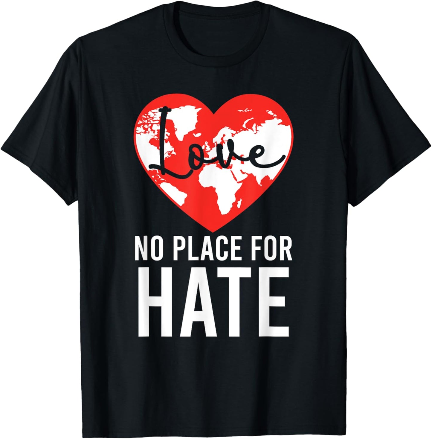 No Place For Hate. Positives Apparel | Top Conversion Title | Aesthetic Casual Look