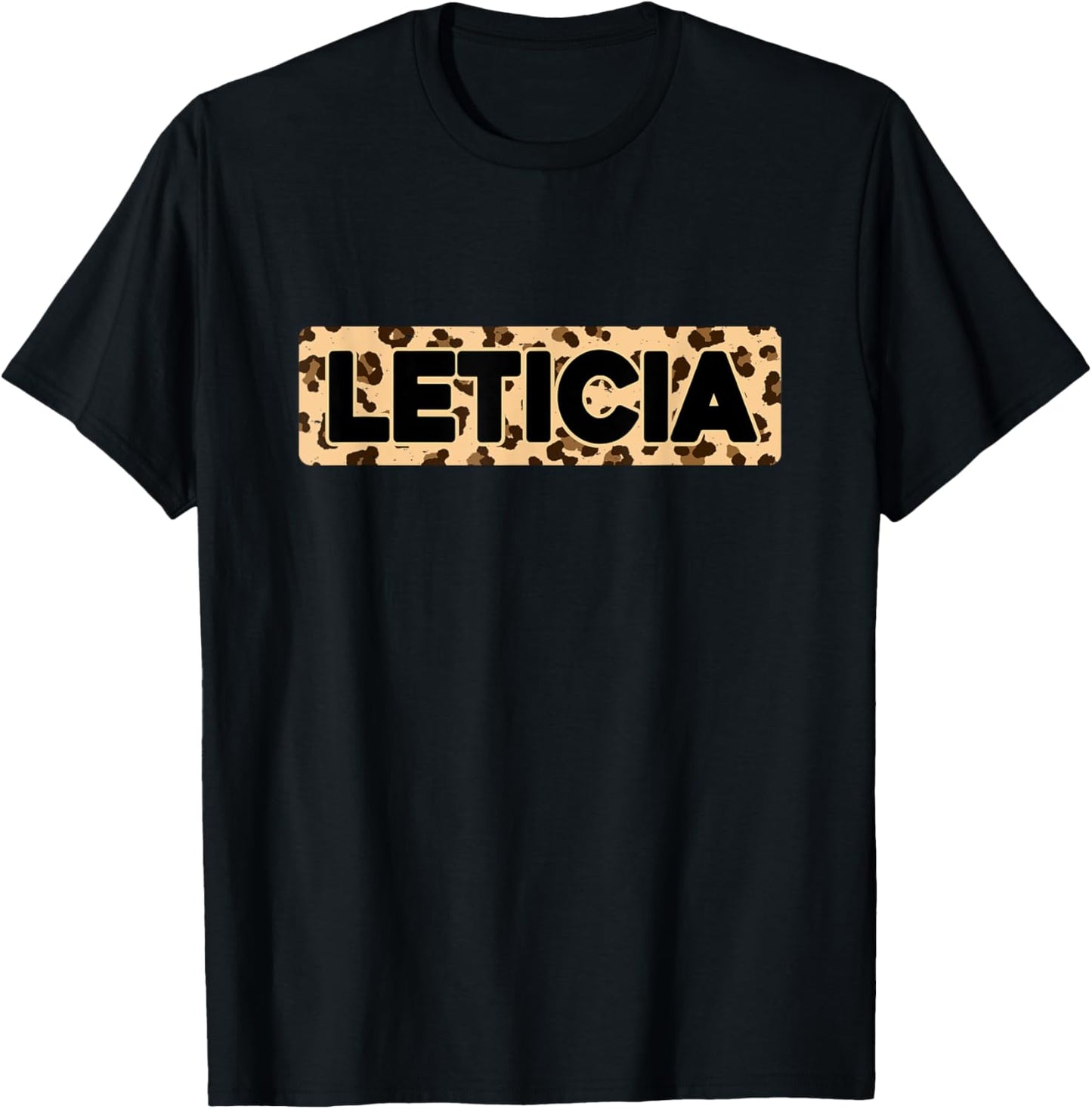 Funny Leticia Leopard Print Personalized Name Leticia Apparel Trending US Everyday Wear