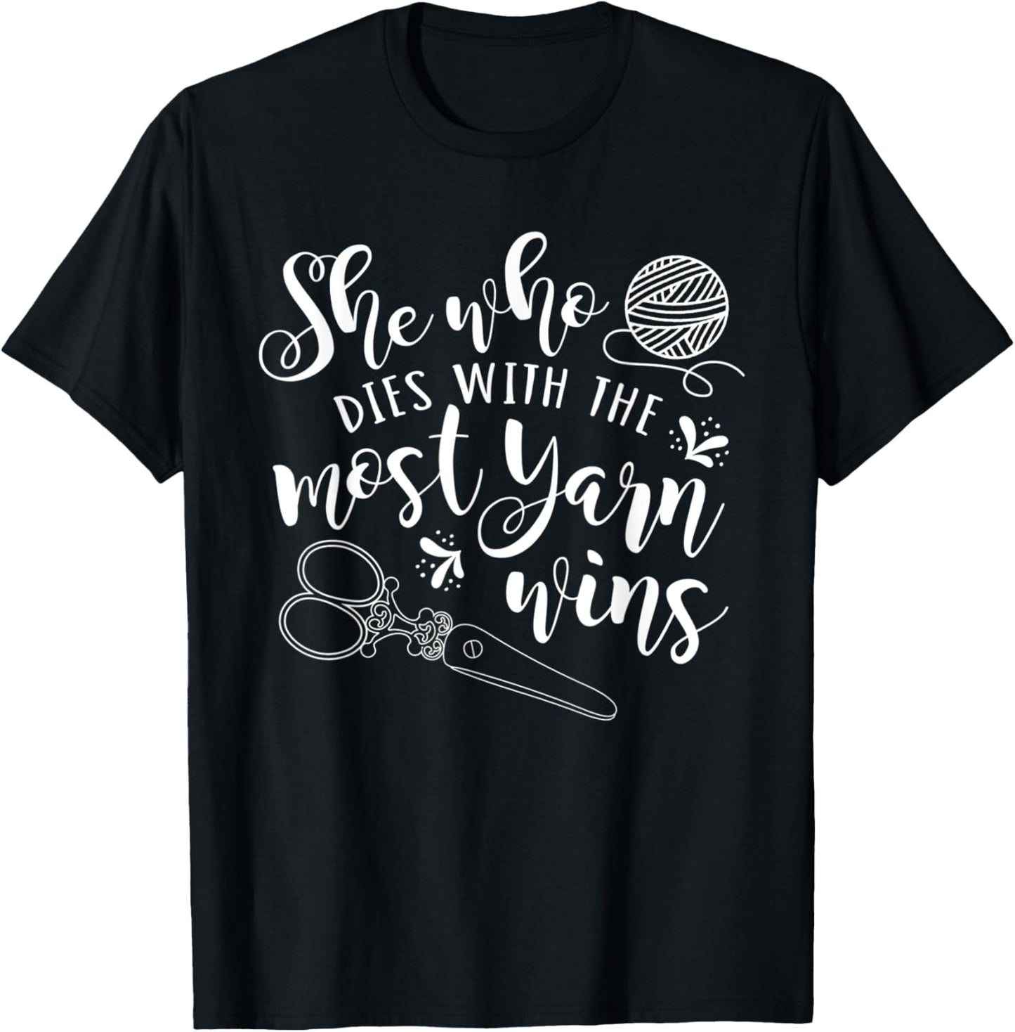 She Who Dies With the Most Yarn Wins - Knitter Yarn Supply | High Search Volume | High CTR Title