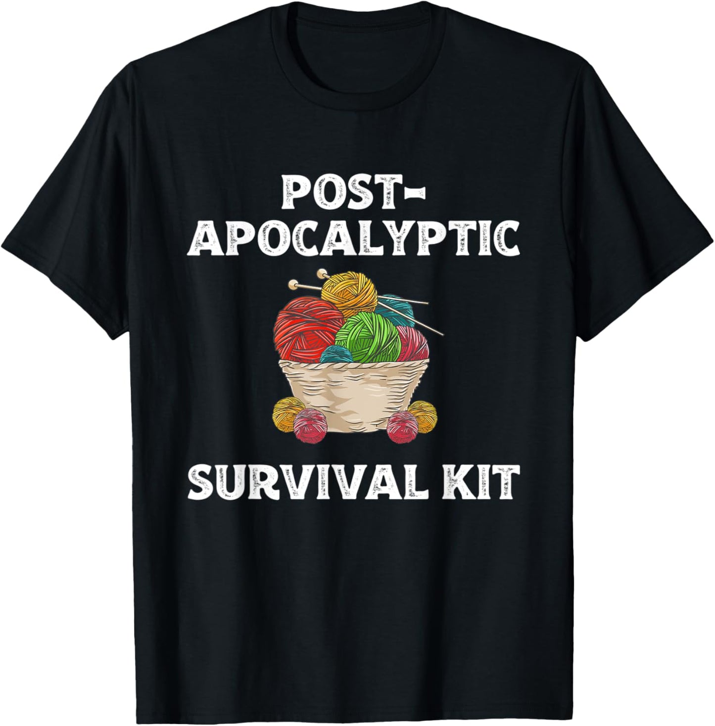 Funny Knitting Post-Apocalyptic Survival Kit Yarn Knitter Yarn Supply | Top Rated | Perfect for Crafters