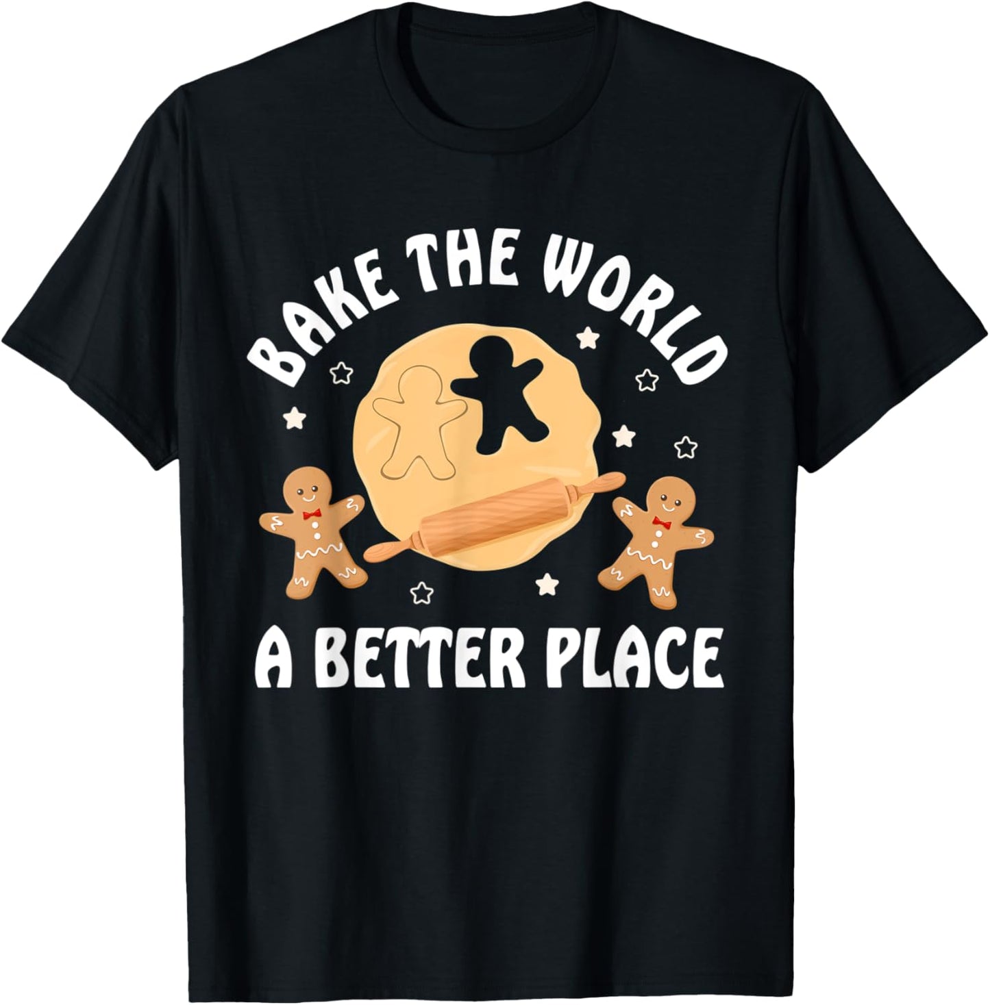 Bake The World A Better Place Christmas Cookie Apparel | US Viral Pick | Top Rated Comfort