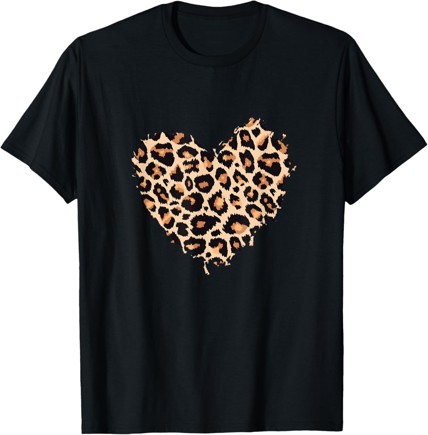 Cute Animal Print Leopard Cheetah Leopard Heart Apparel Trending US Everyday Wear