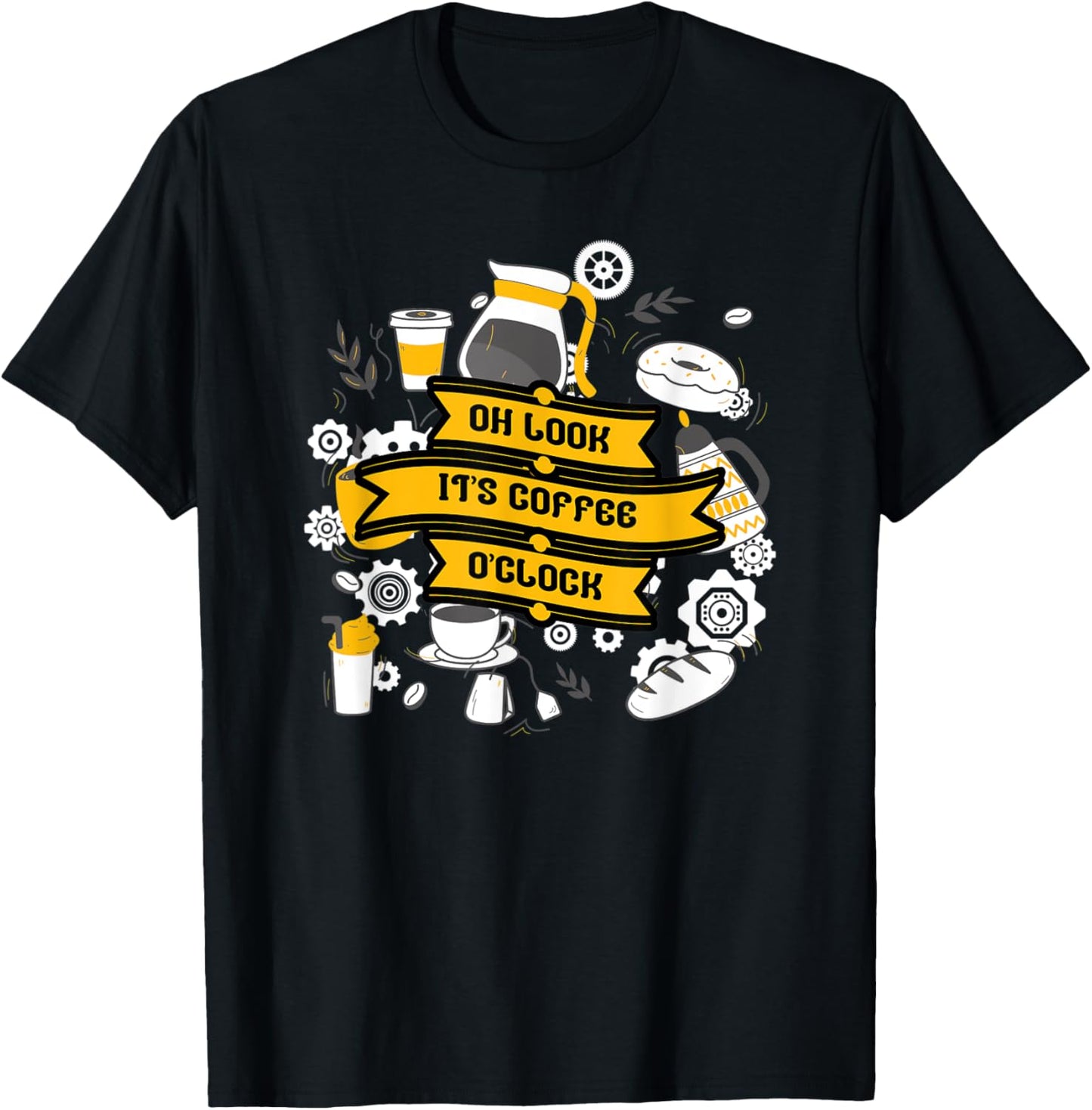 It's Coffee O'clock Funny Cafe Machine Maker Apparel | High Search Volume | Must-Have Style