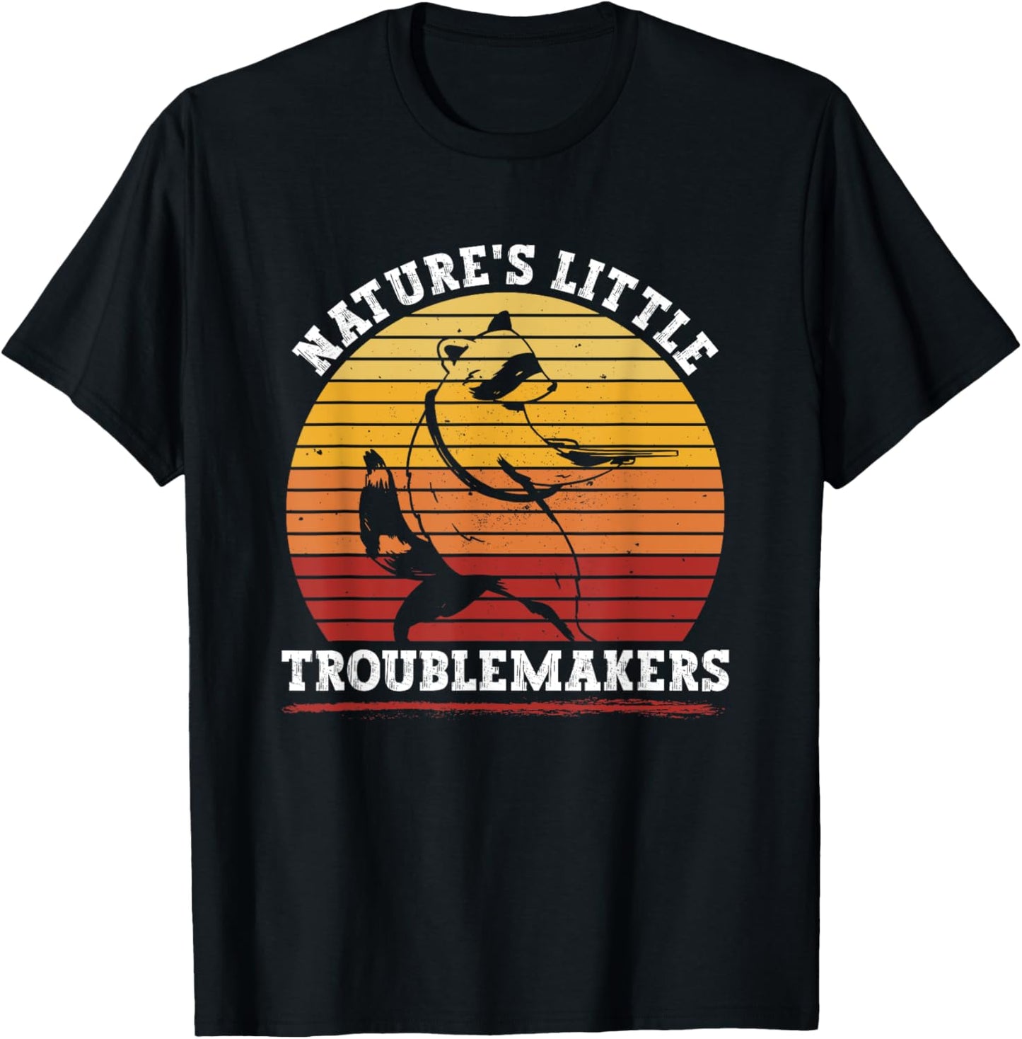 Nature's Little Troublemakers - Funny Raccoon Apparel | US Viral Style | Perfect Gift Idea