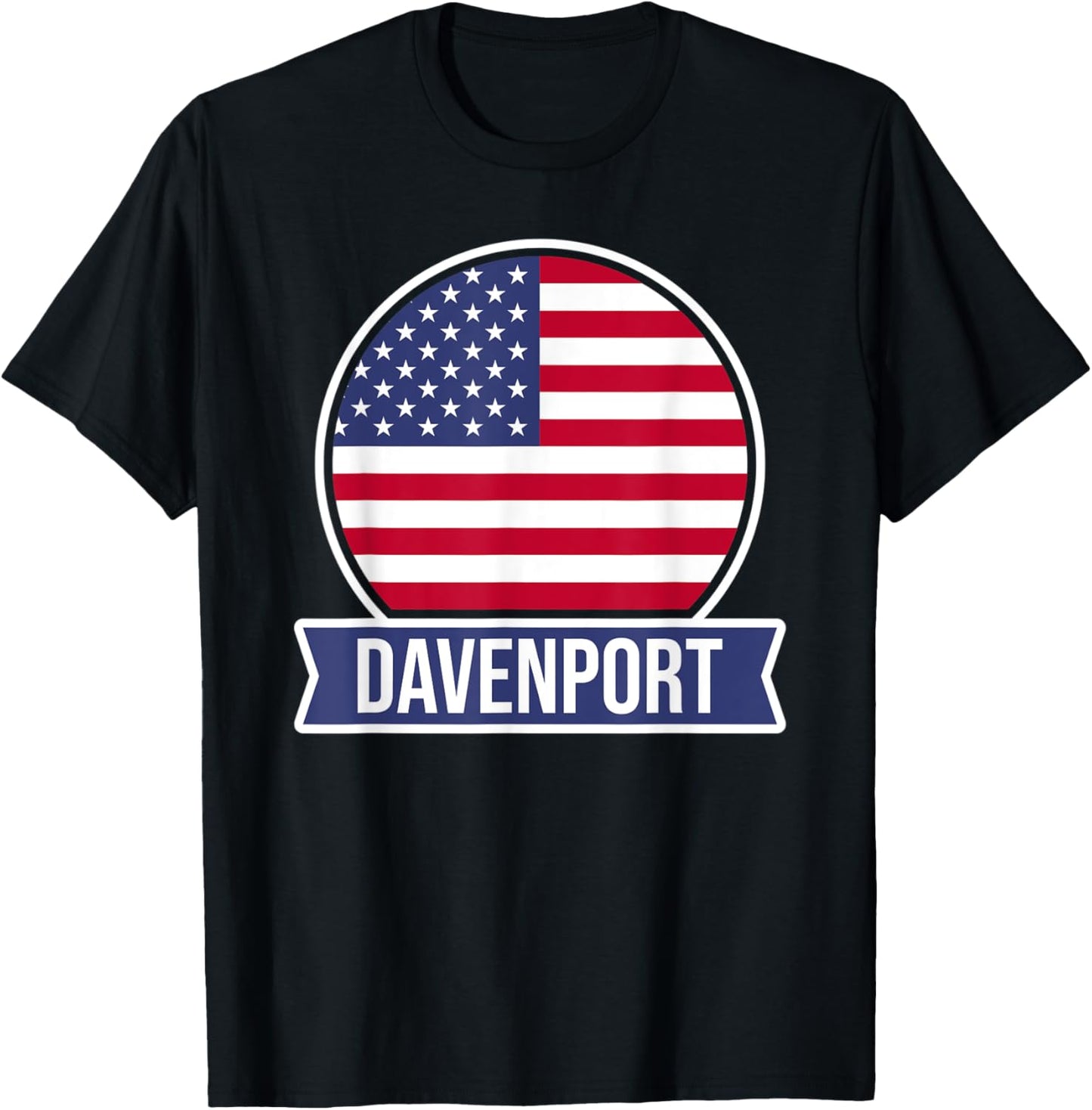 DAVENPORT - USA - American place name US flag design Apparel | US Viral Pick | Aesthetic Casual Look