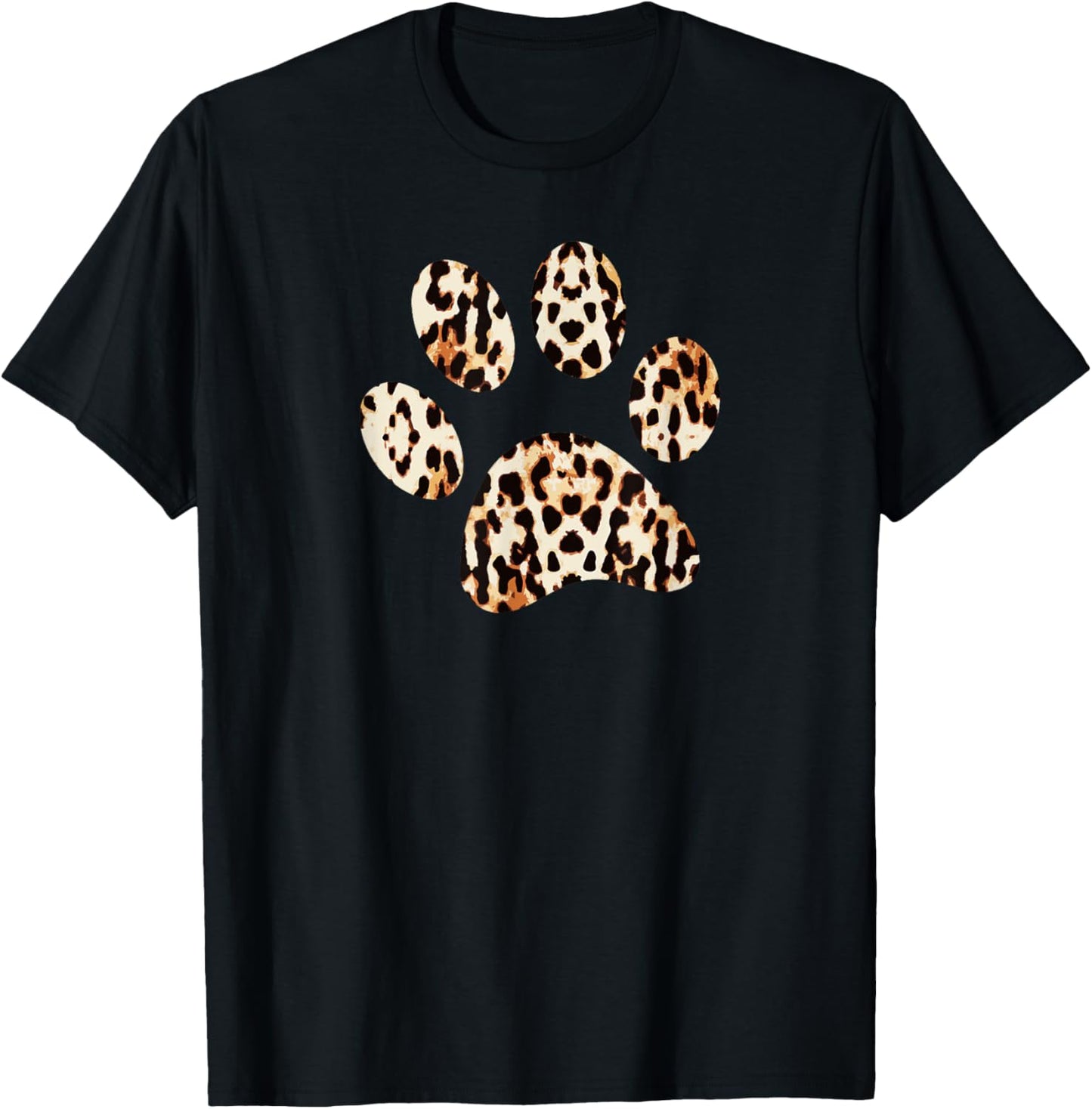 Cool Leopard Cheetah Paw Print T Shirt T Shirt Comfort Fit Fan Favorite