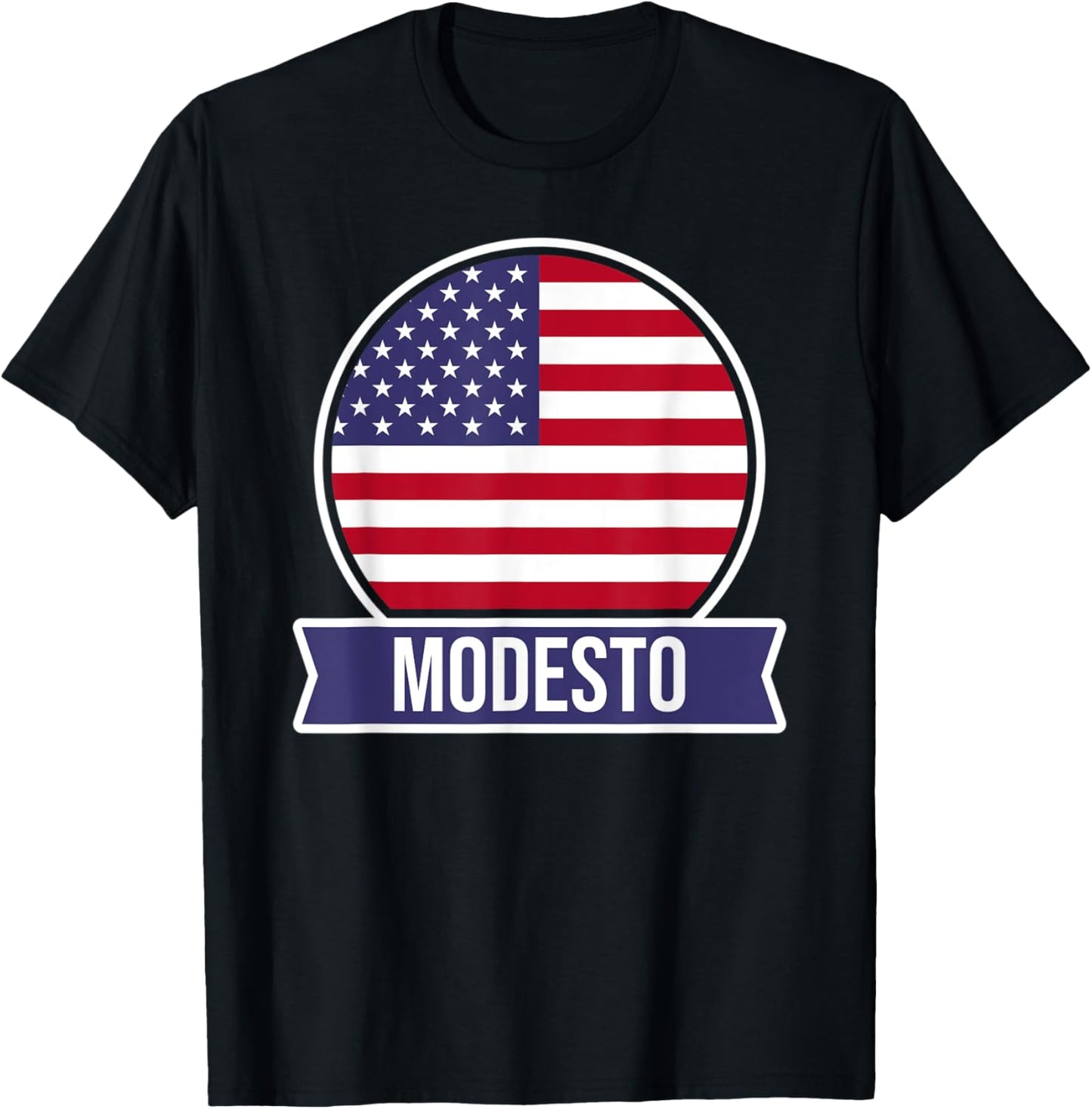 Modesto - USA - American place name US flag design Apparel | Top Conversion Title | Aesthetic Casual Look