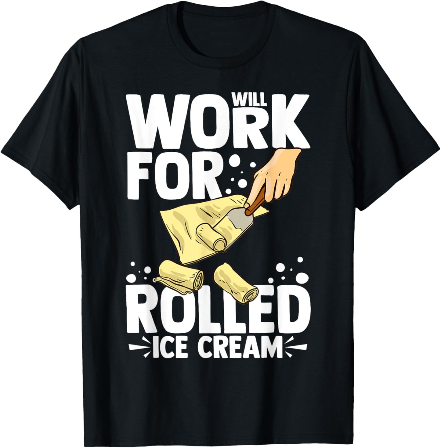 Rolled Ice Cream Dessert Recipes Machine Maker Apparel | Best Seller Pick | Comfort Daily Wear