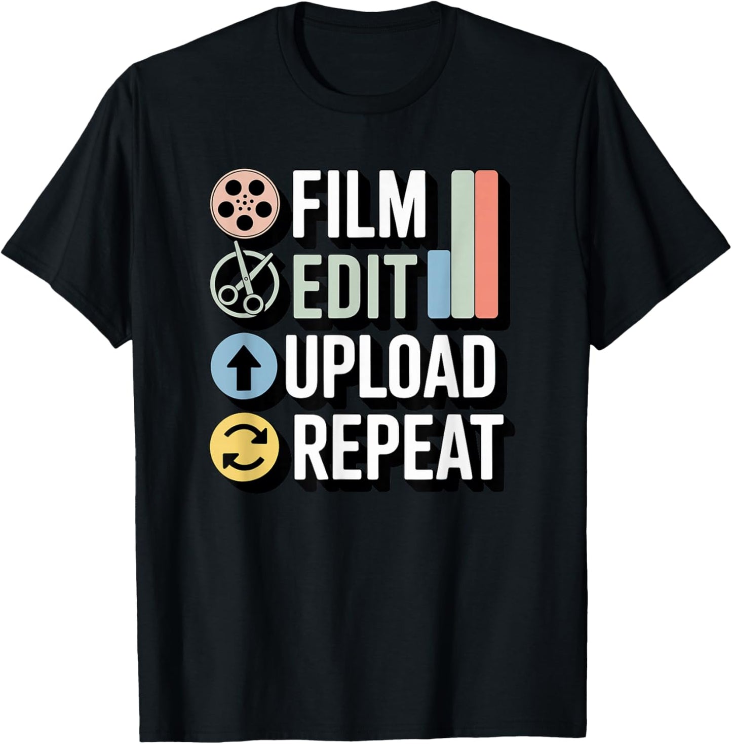 Film Edit Upload Repeat Filmmaker Editor Apparel | Best Seller Pick | Must-Have Style