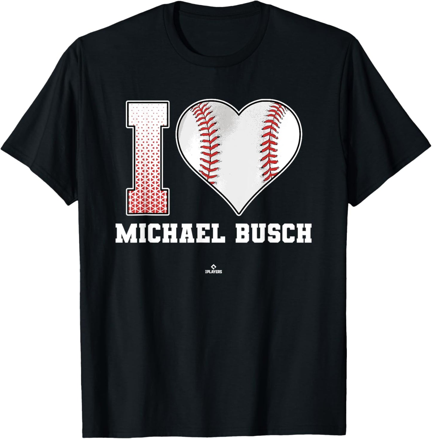 I Heart Baseball Stitch Michael Busch Chicago Baseball MLBPA Apparel | Trending 2025