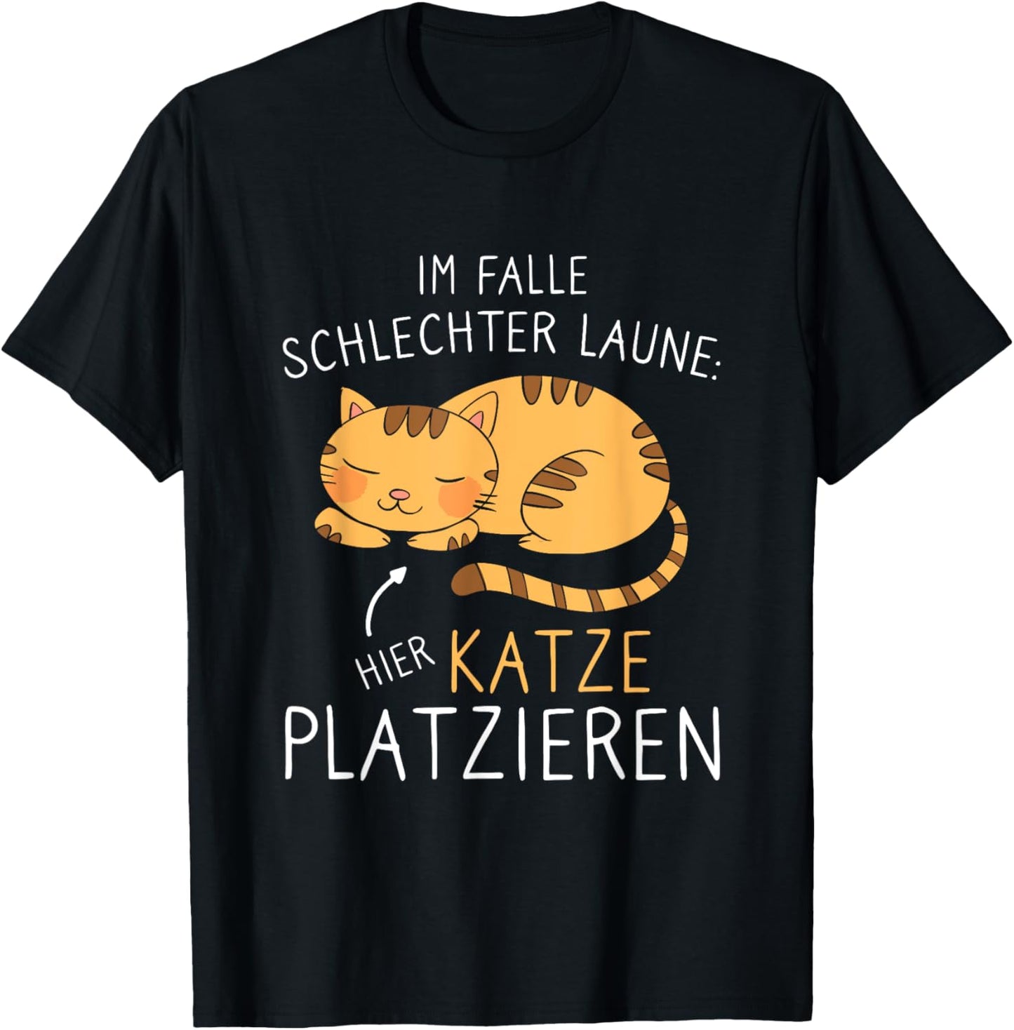 In Falle Schlechter Laune Hier Cat Place Cats Apparel | US Viral Pick | Aesthetic Casual Look