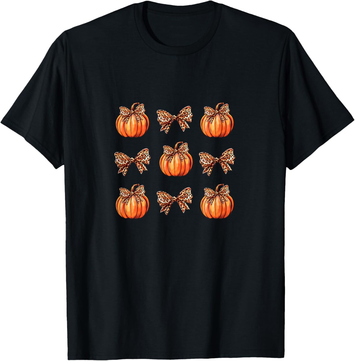 Fall Thanksgiving Blessed Bow Bows Cheetah Grateful Pumpkin Apparel Streetwear Style Hot Right Now