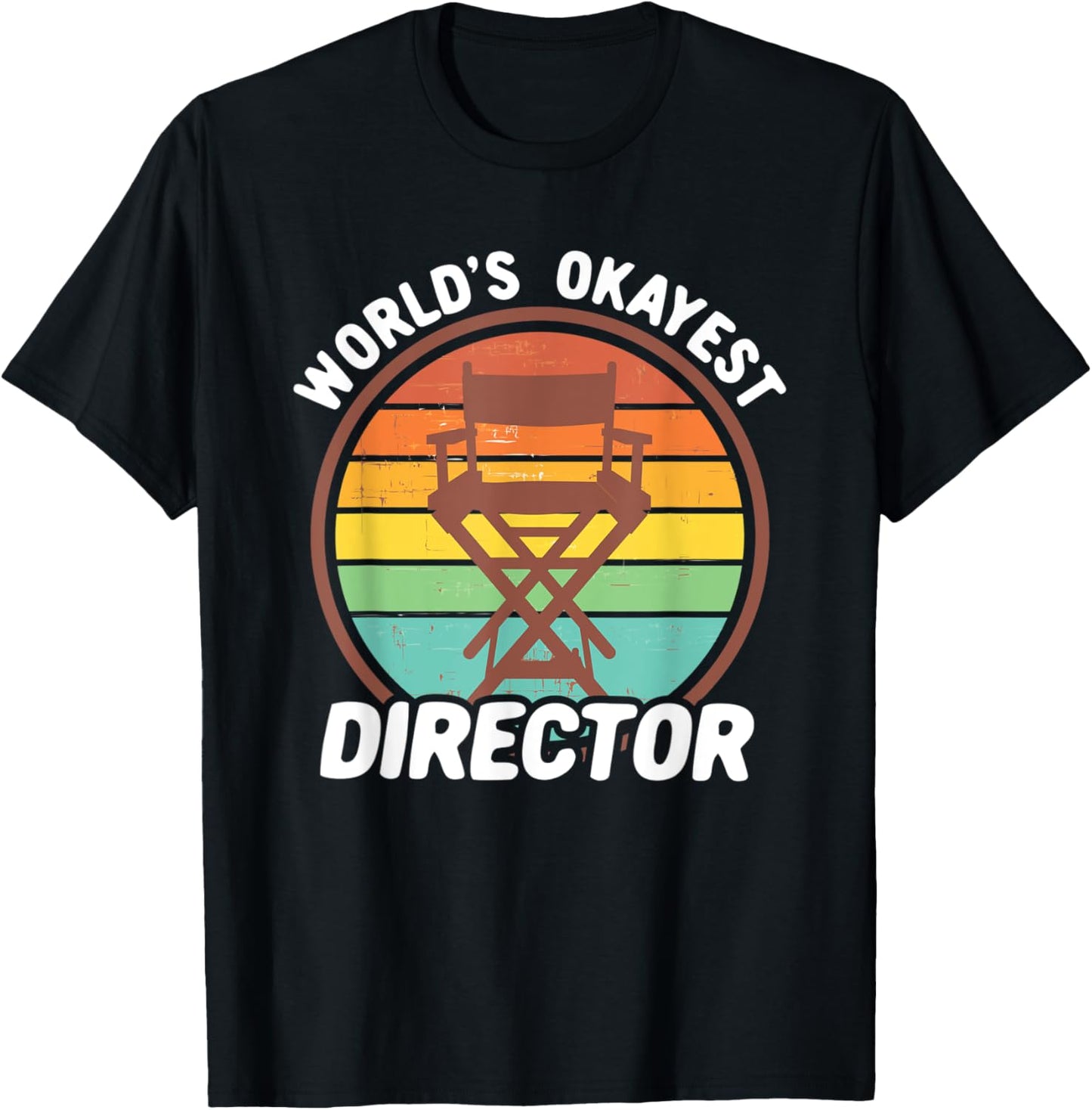World's Okayest Director Funny Retro Filmmaker Apparel | Trending 2025 | Must-Have Style