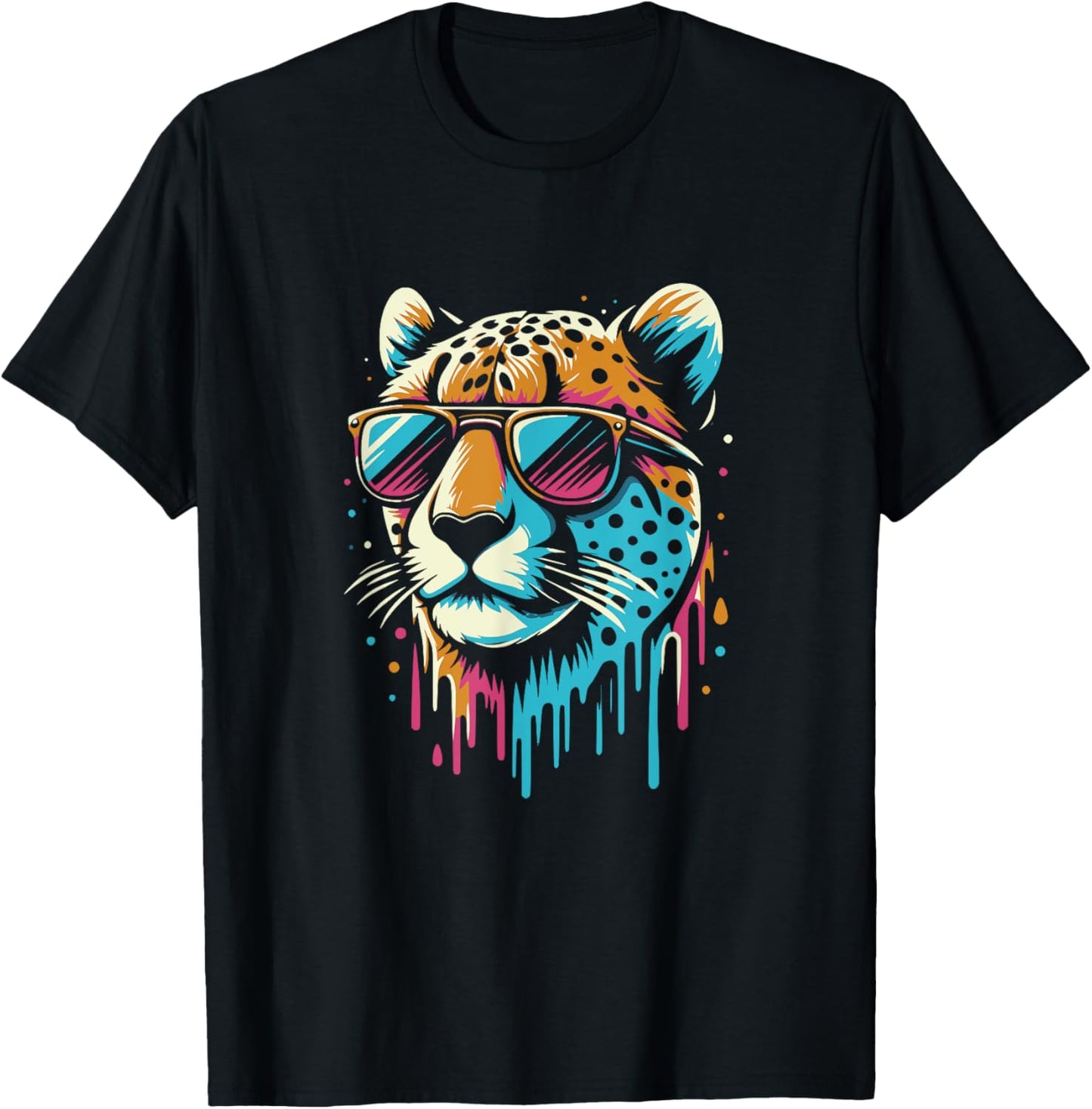 Cool Leopard Cheetah Sunglasses Graphic Art Design Apparel High Search Demand US Top Pick