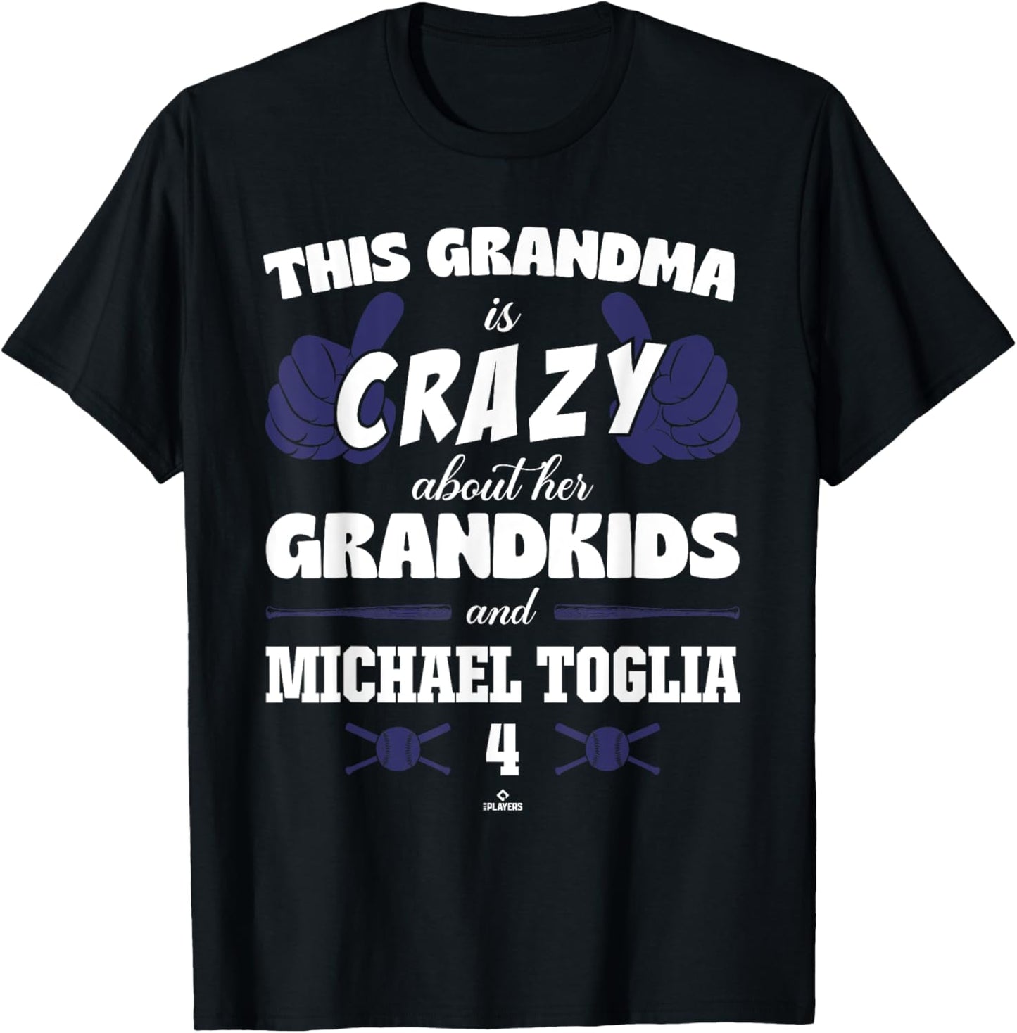 Grandma Crazy for Michael Toglia Colorado Baseball MLBPA Apparel | US Best Seller