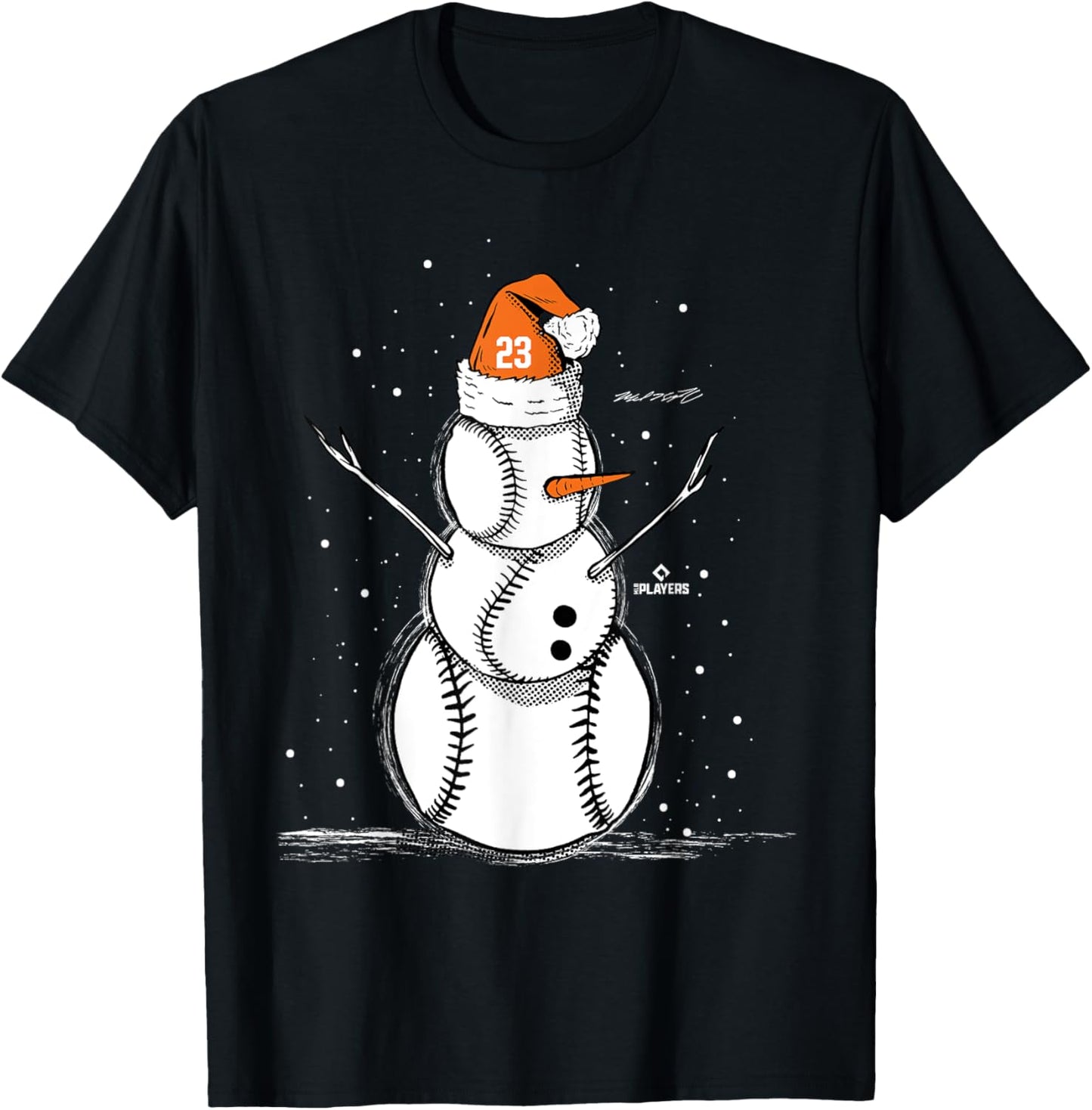 Michael Brantley Baseball Snowman Apparel | Perfect Gift Idea